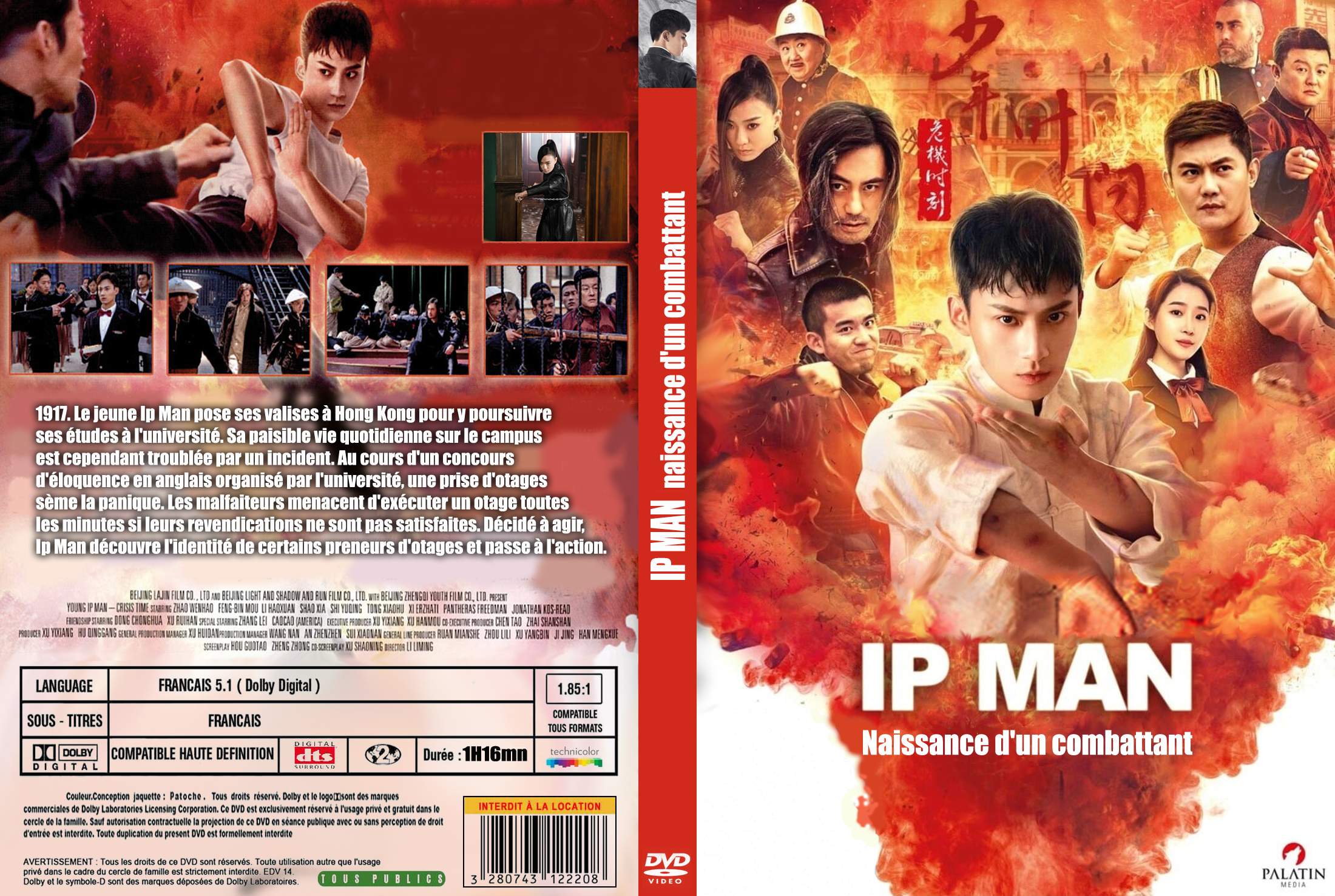 Jaquette DVD Ip Man Naissance d