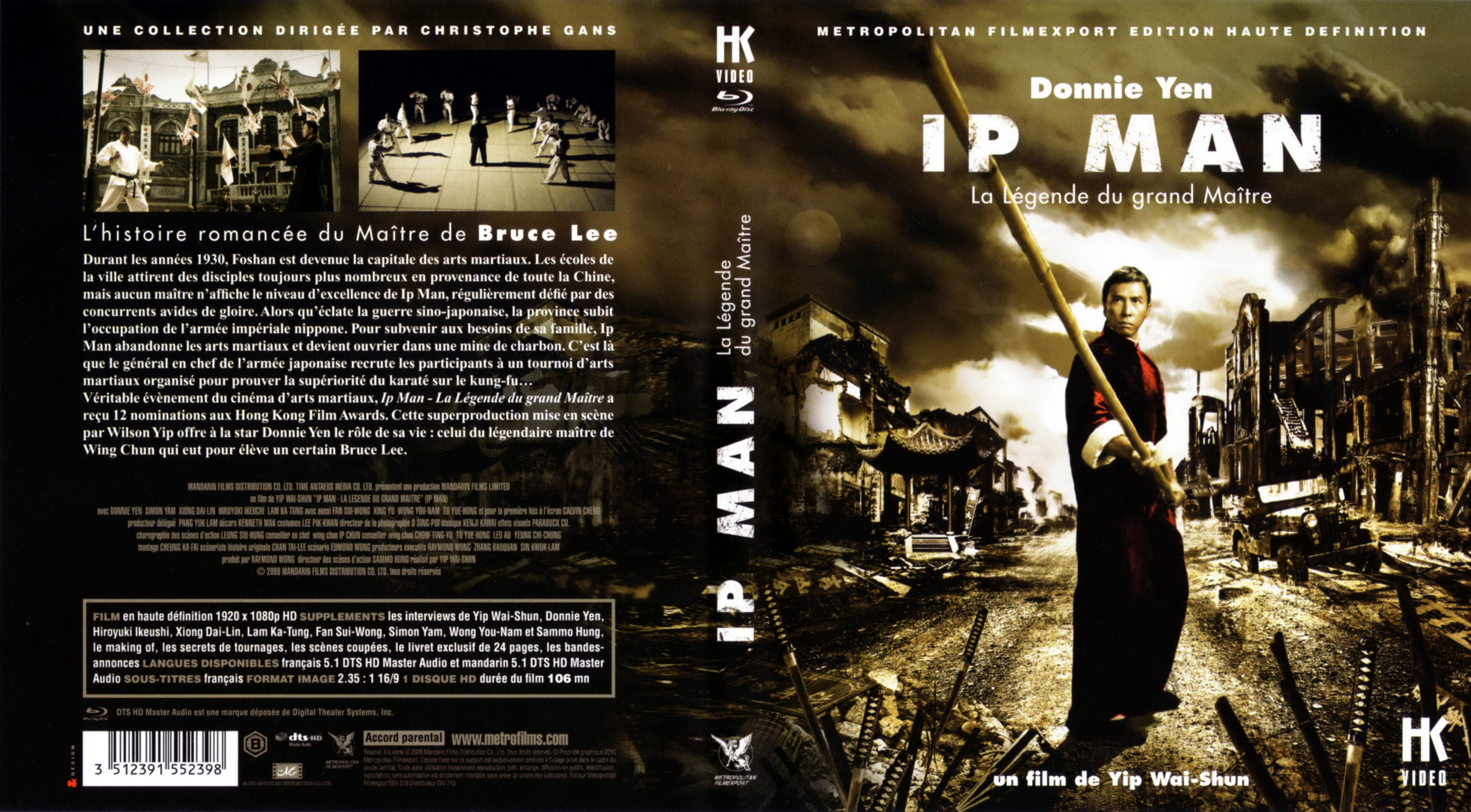 Jaquette DVD Ip man (BLU-RAY)