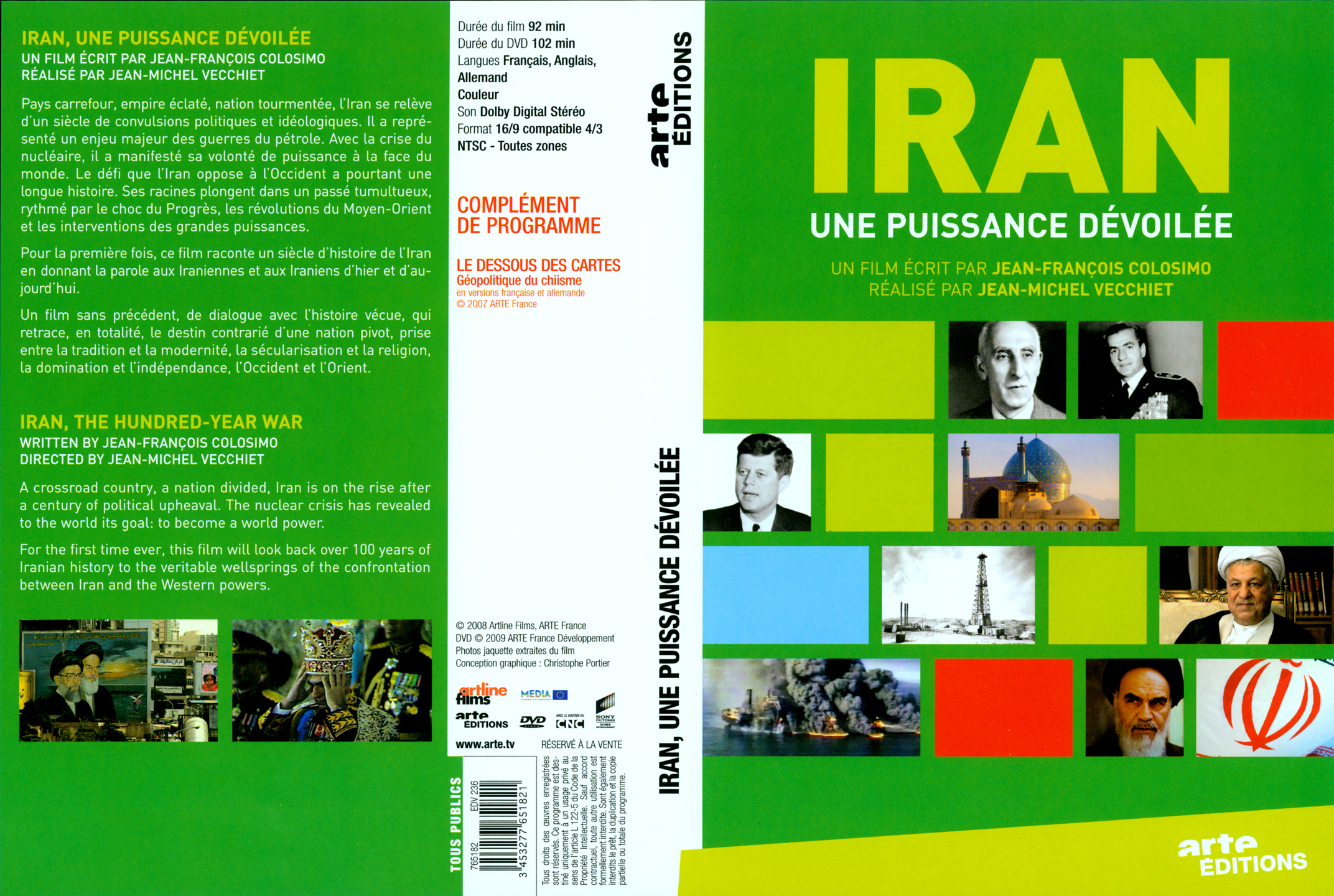 Jaquette DVD Iran Une puissance dvoile