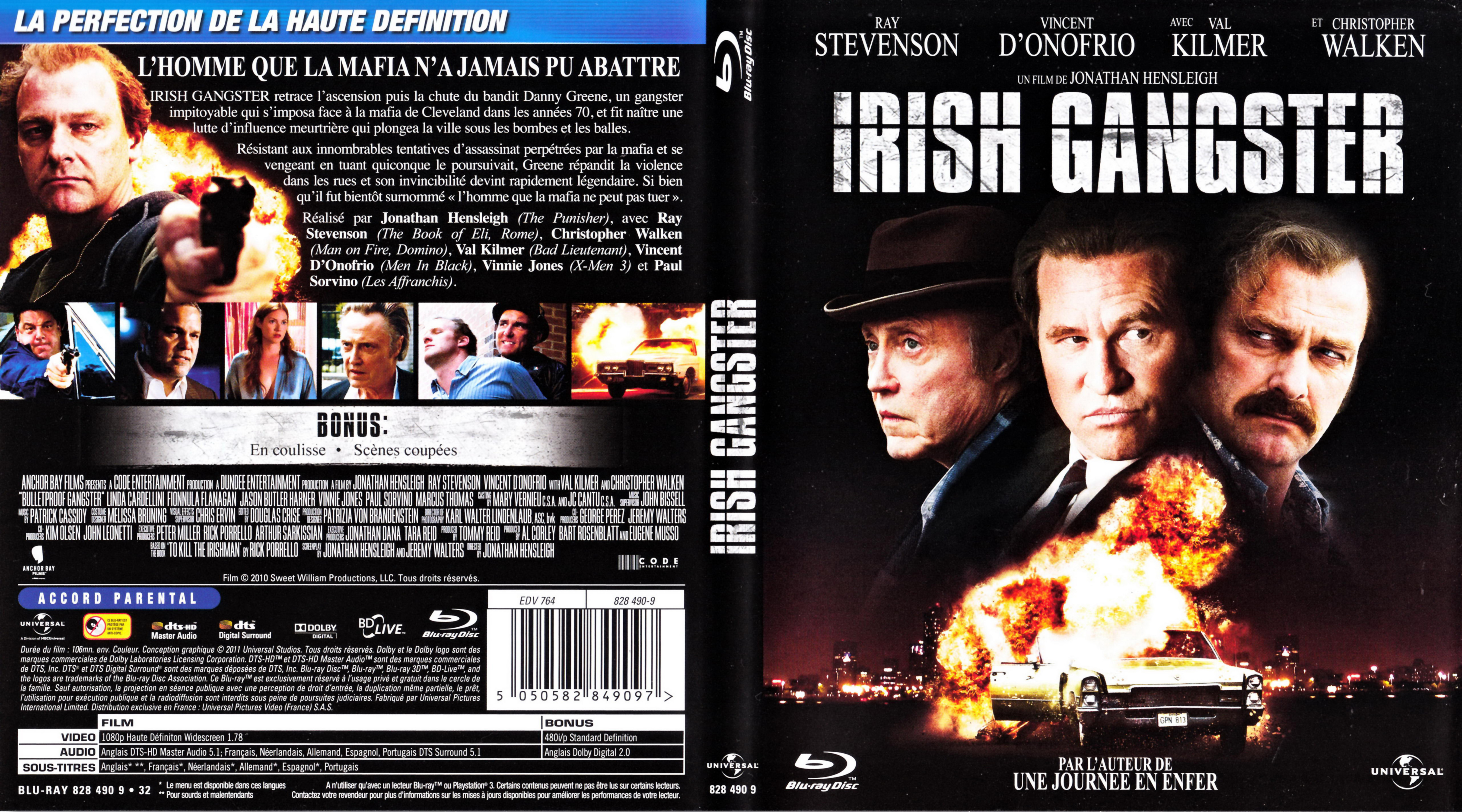 Jaquette DVD Irish Gangster (BLU-RAY)