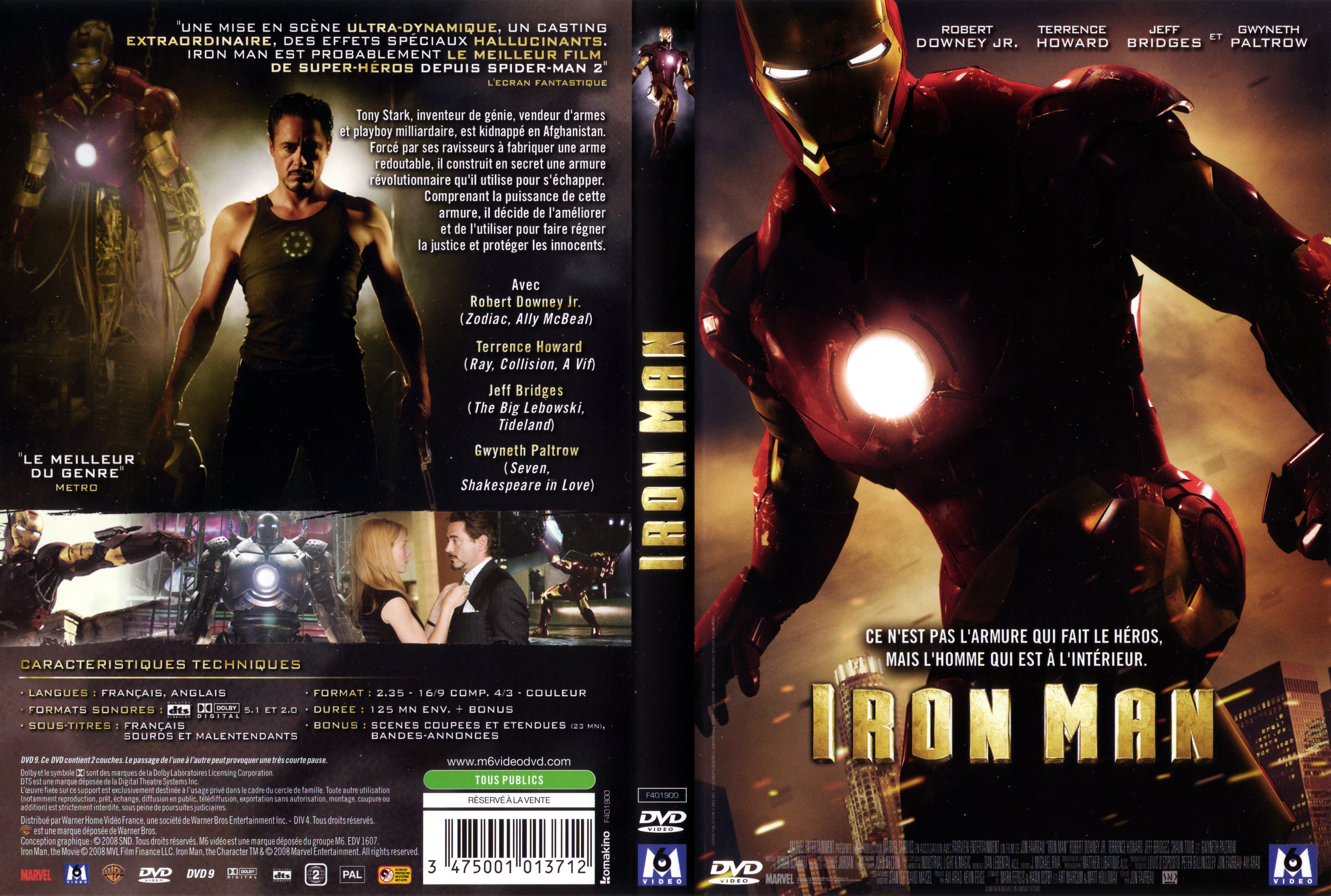 Jaquette DVD Iron Man