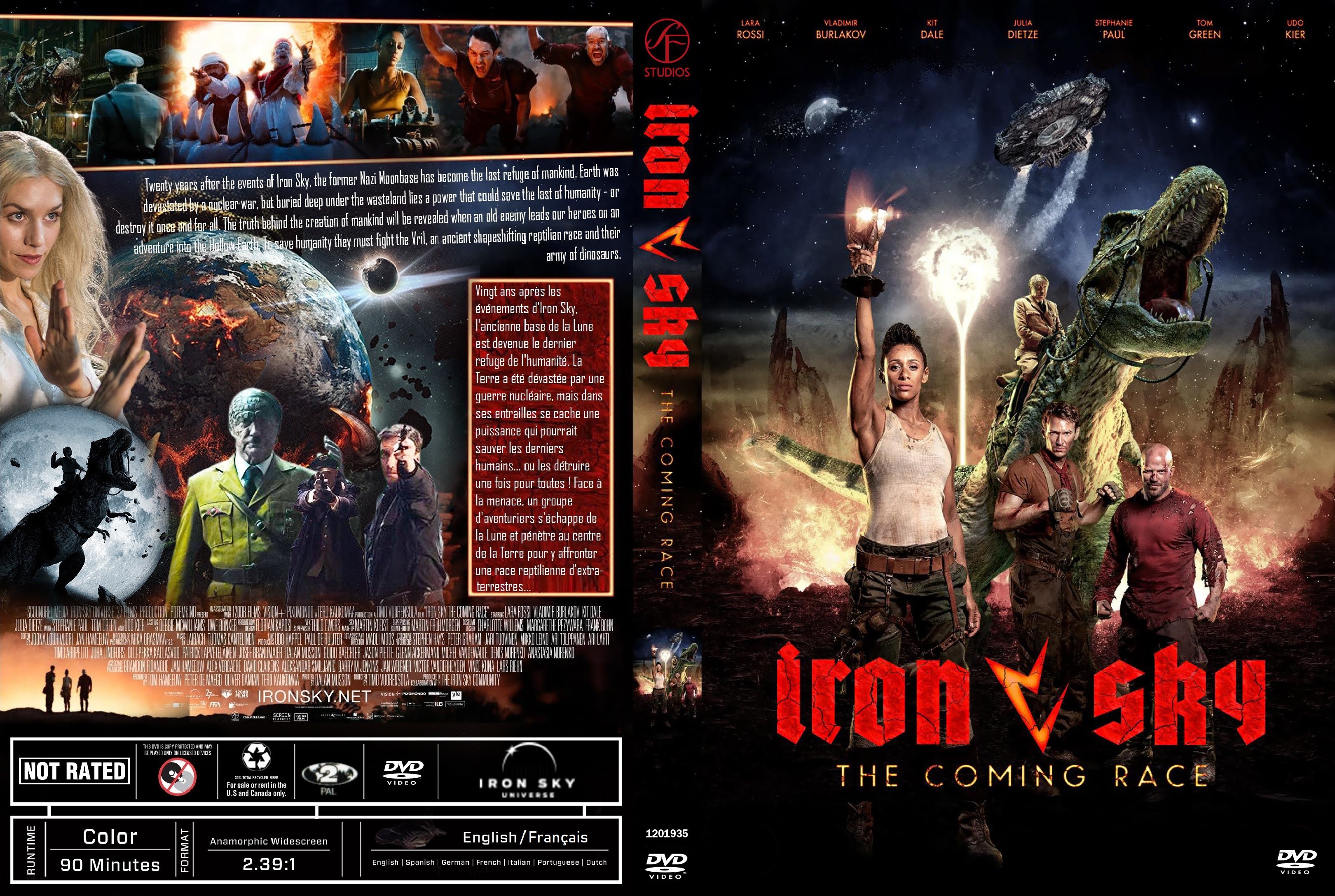 Jaquette DVD Iron Sky The Coming Race custom