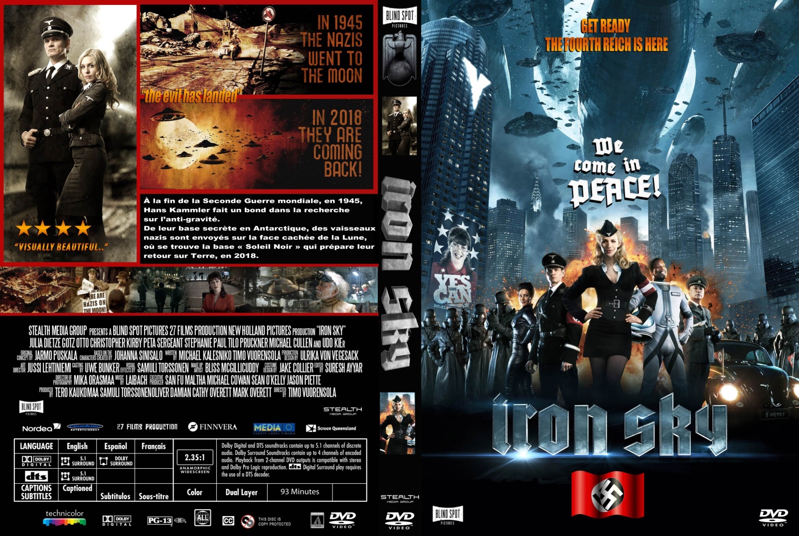 Jaquette DVD Iron Sky custom