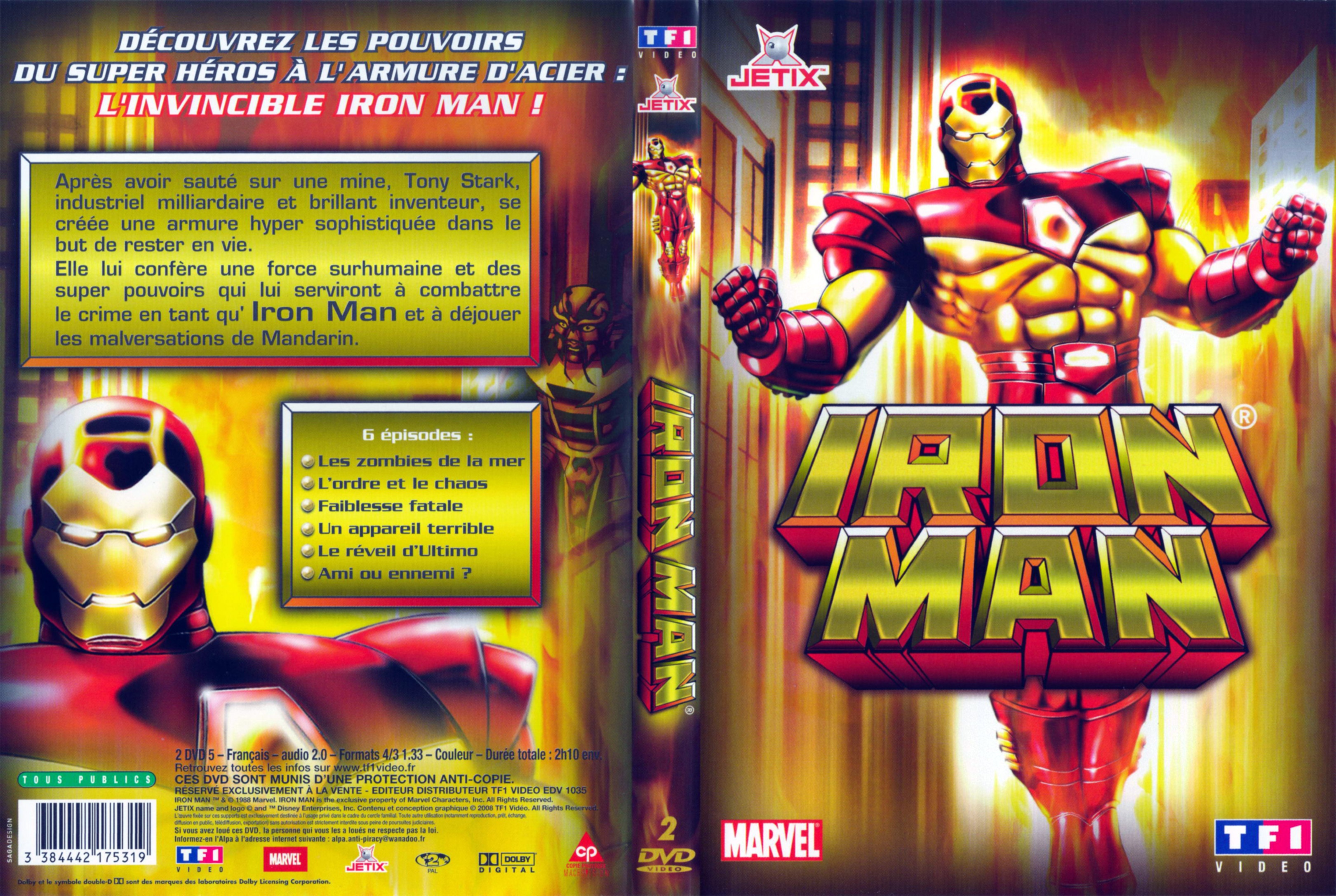 Jaquette DVD Iron man (DA)