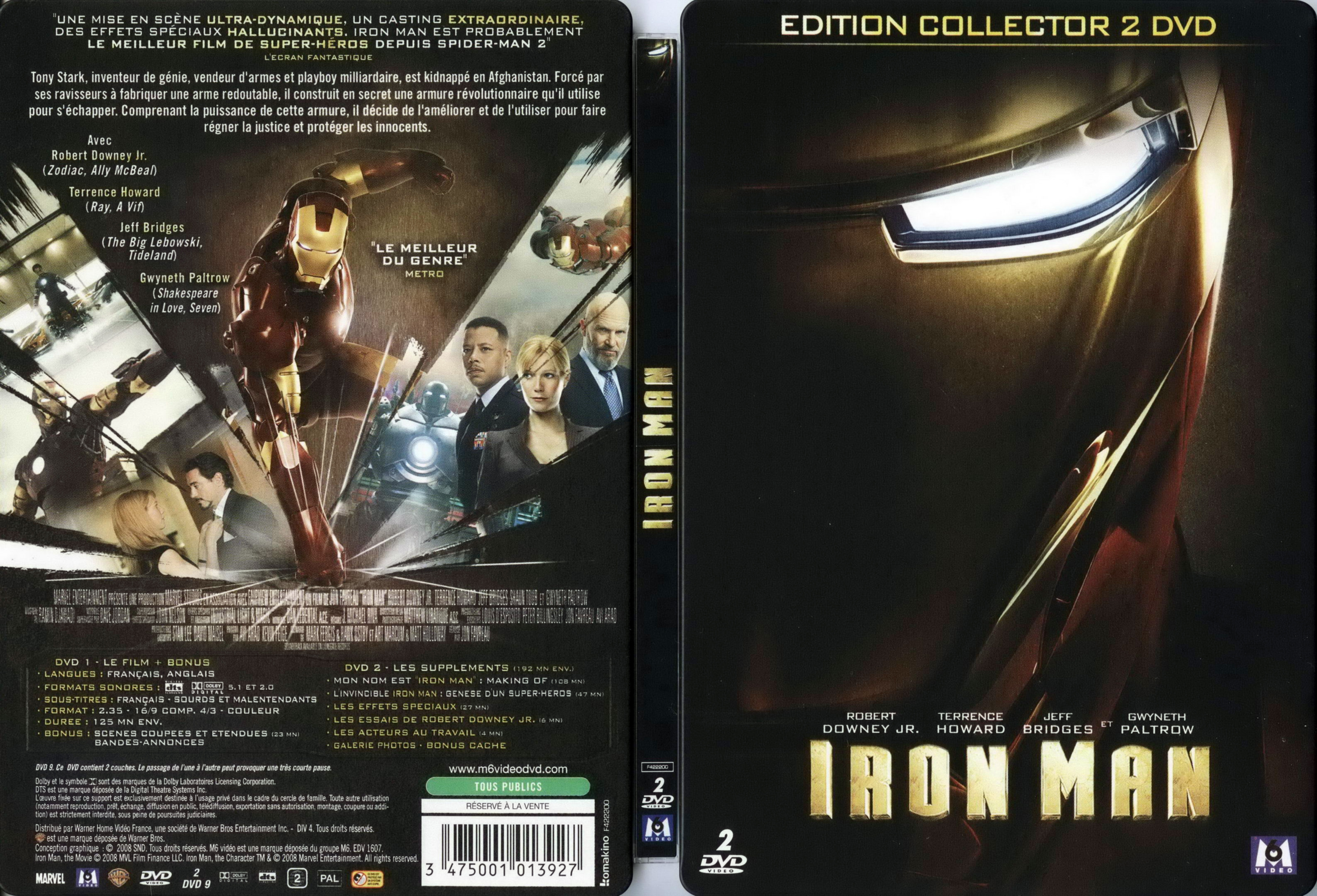 Jaquette DVD Iron man v2