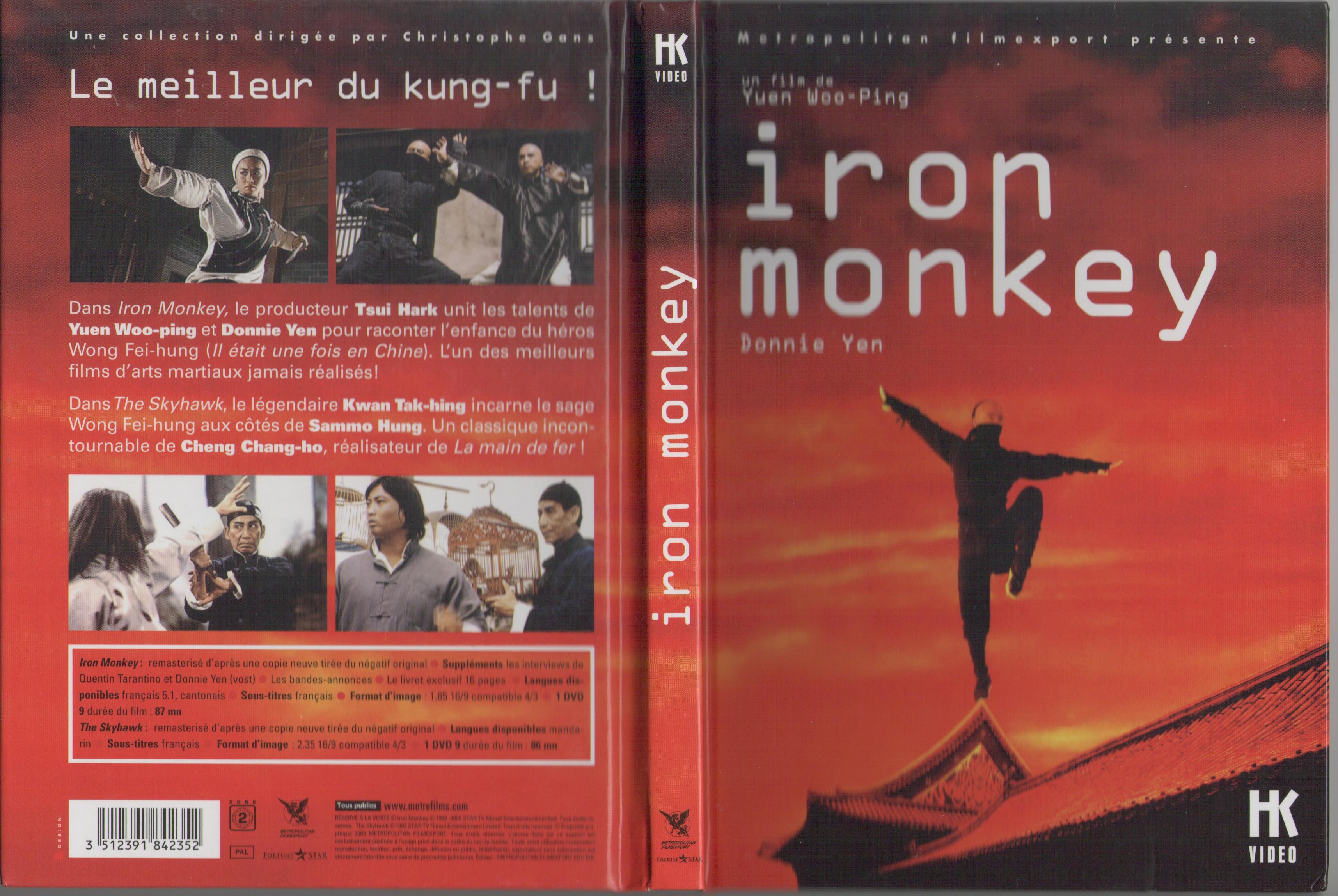 Jaquette DVD Iron monkey