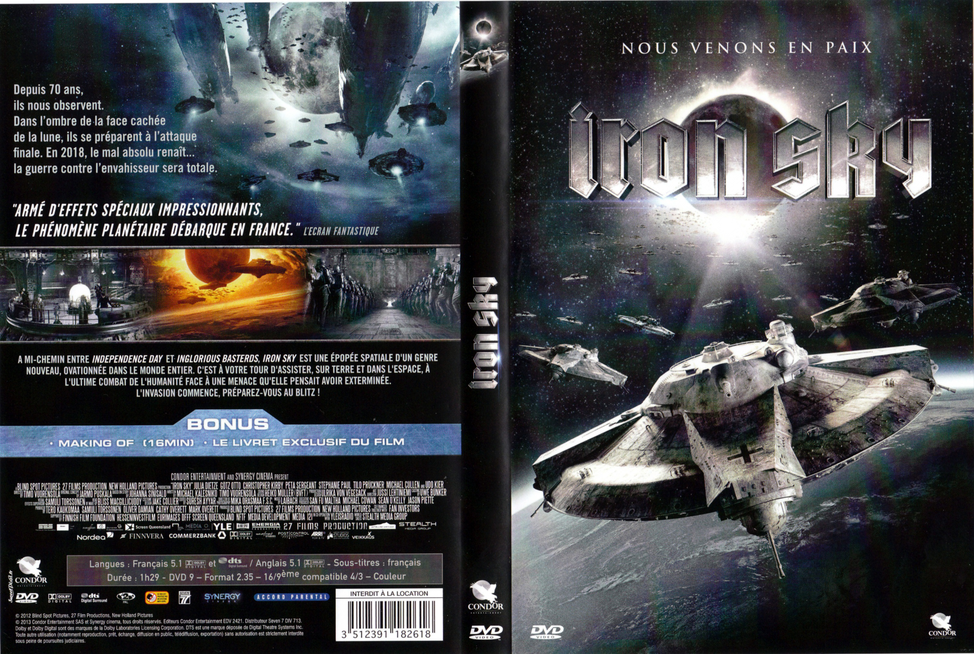 Jaquette DVD Iron sky