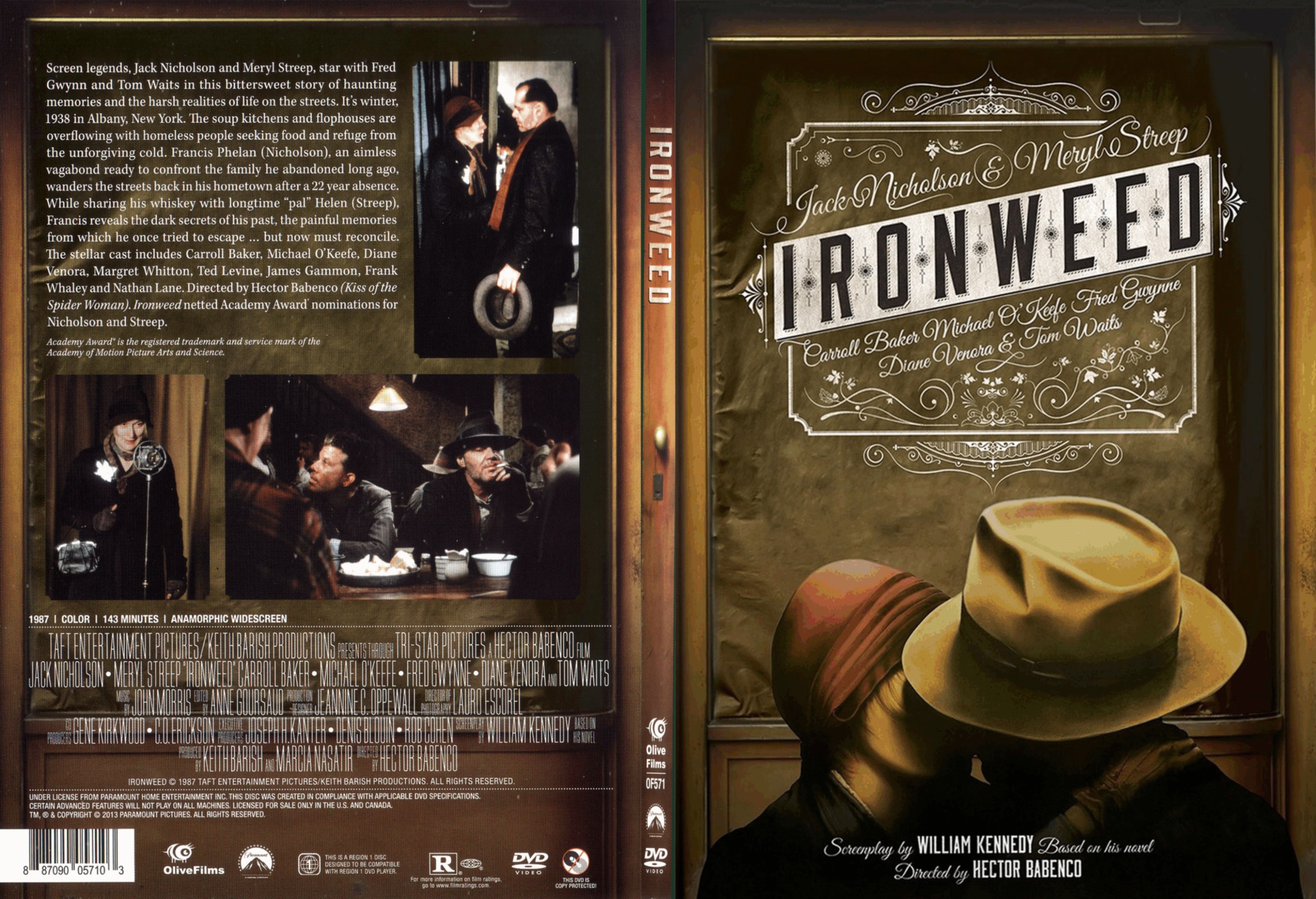 Jaquette DVD Ironweed - SLIM