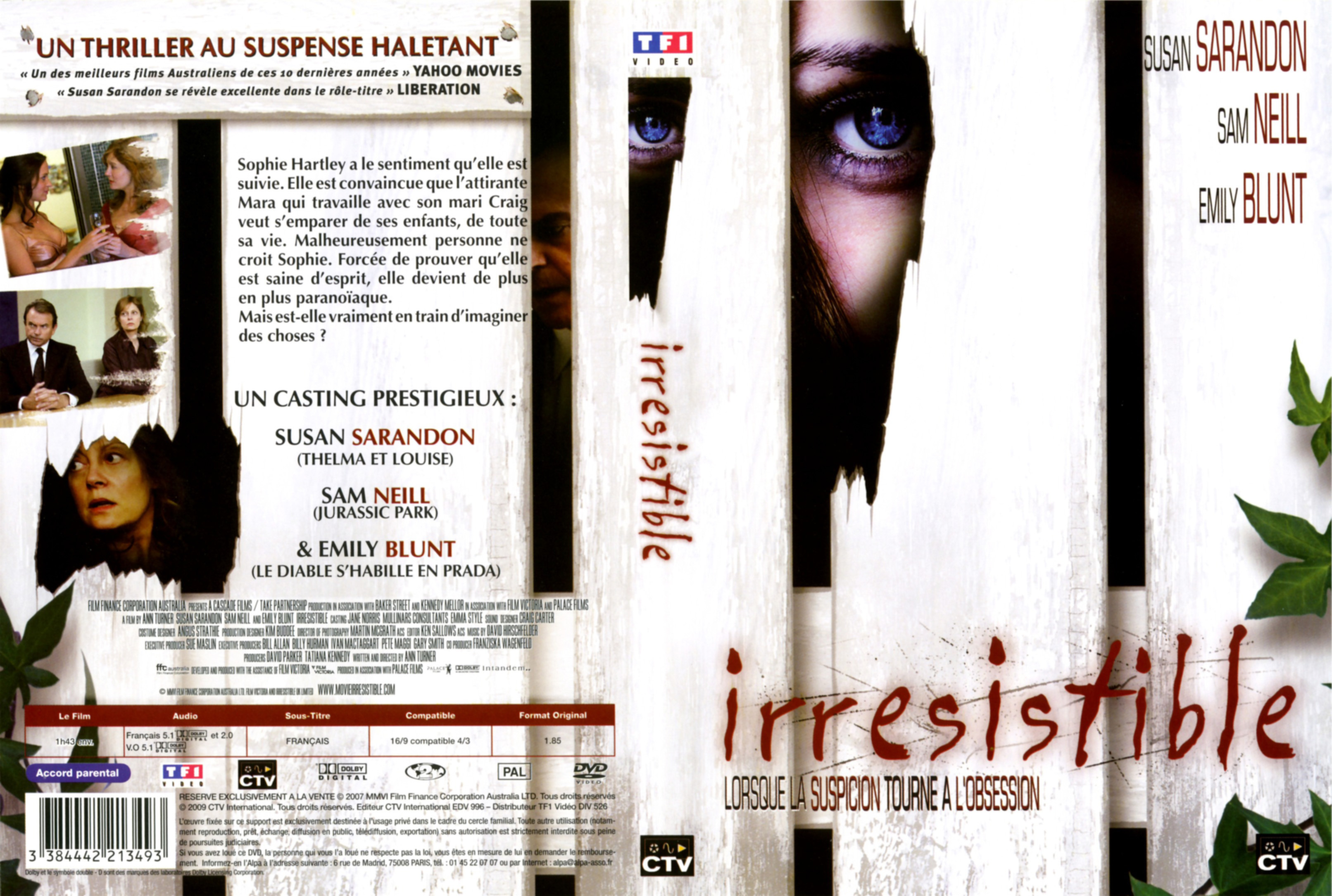 Jaquette DVD Irresistible