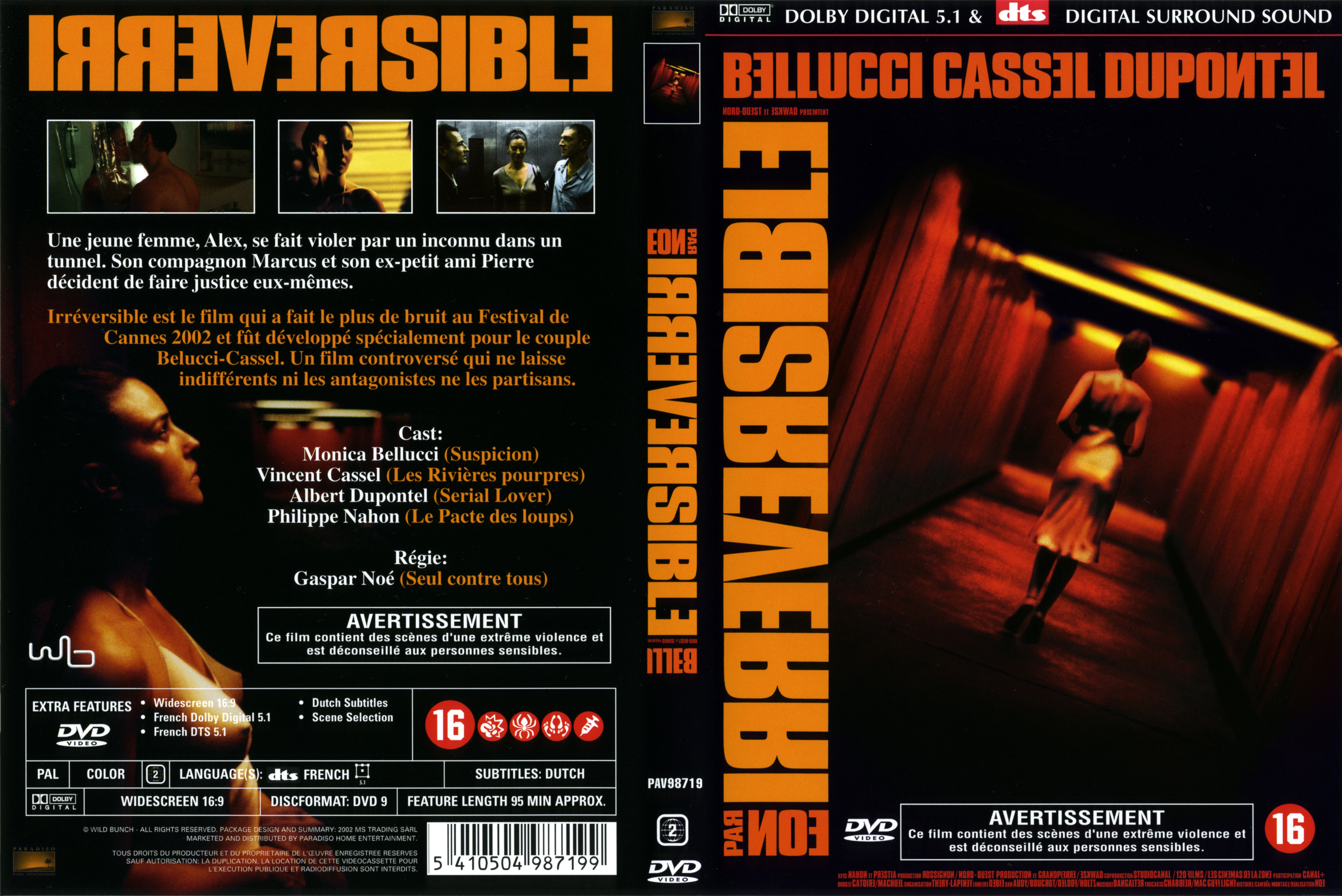 Jaquette DVD Irreversible v2