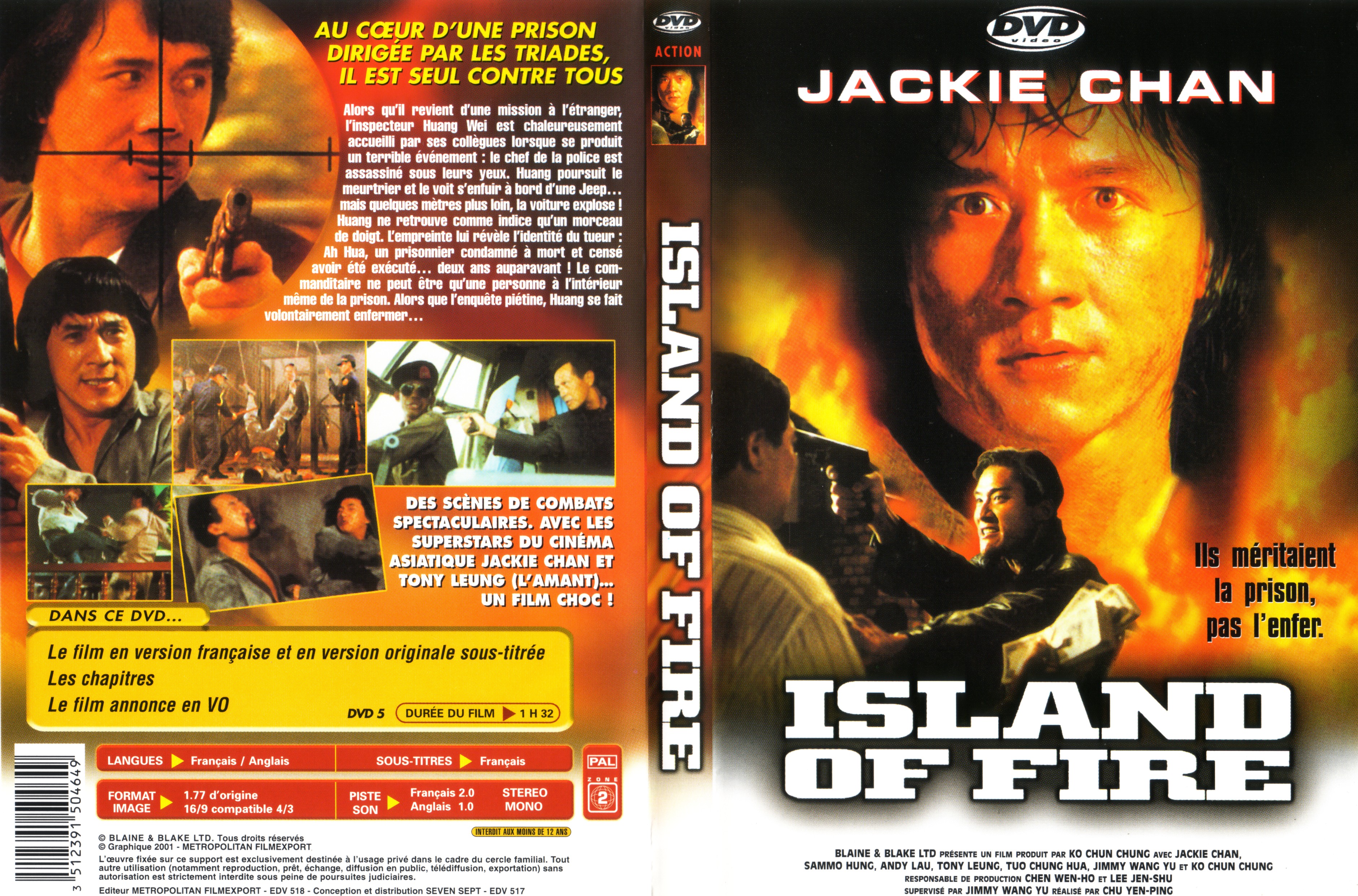 Jaquette DVD Island of fire