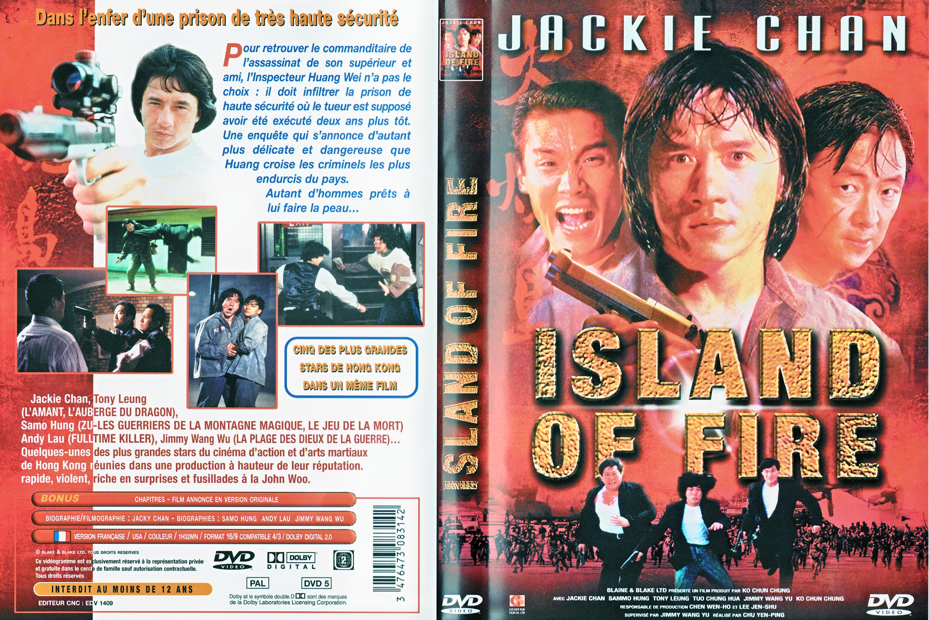 Jaquette DVD Island of fire v2