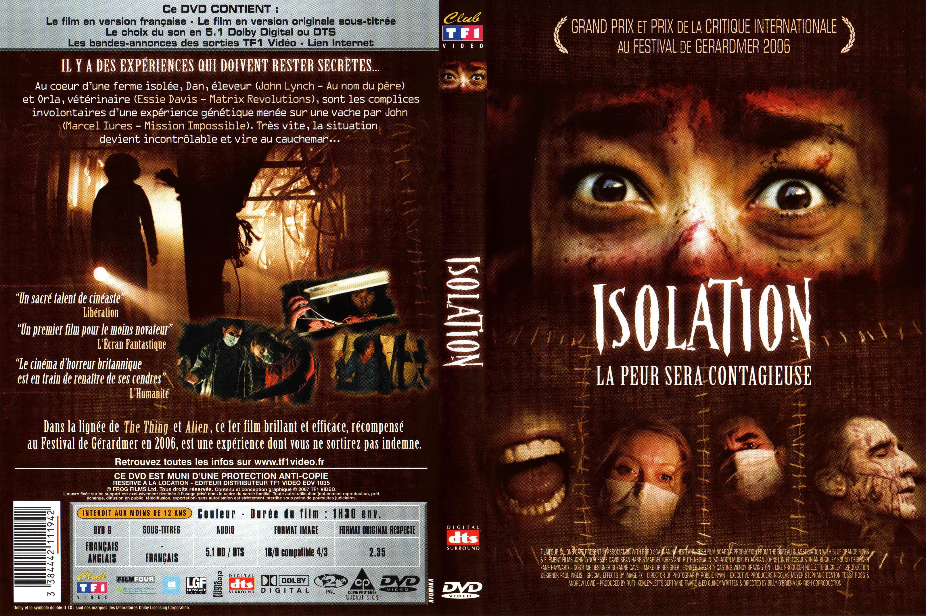 Jaquette DVD Isolation