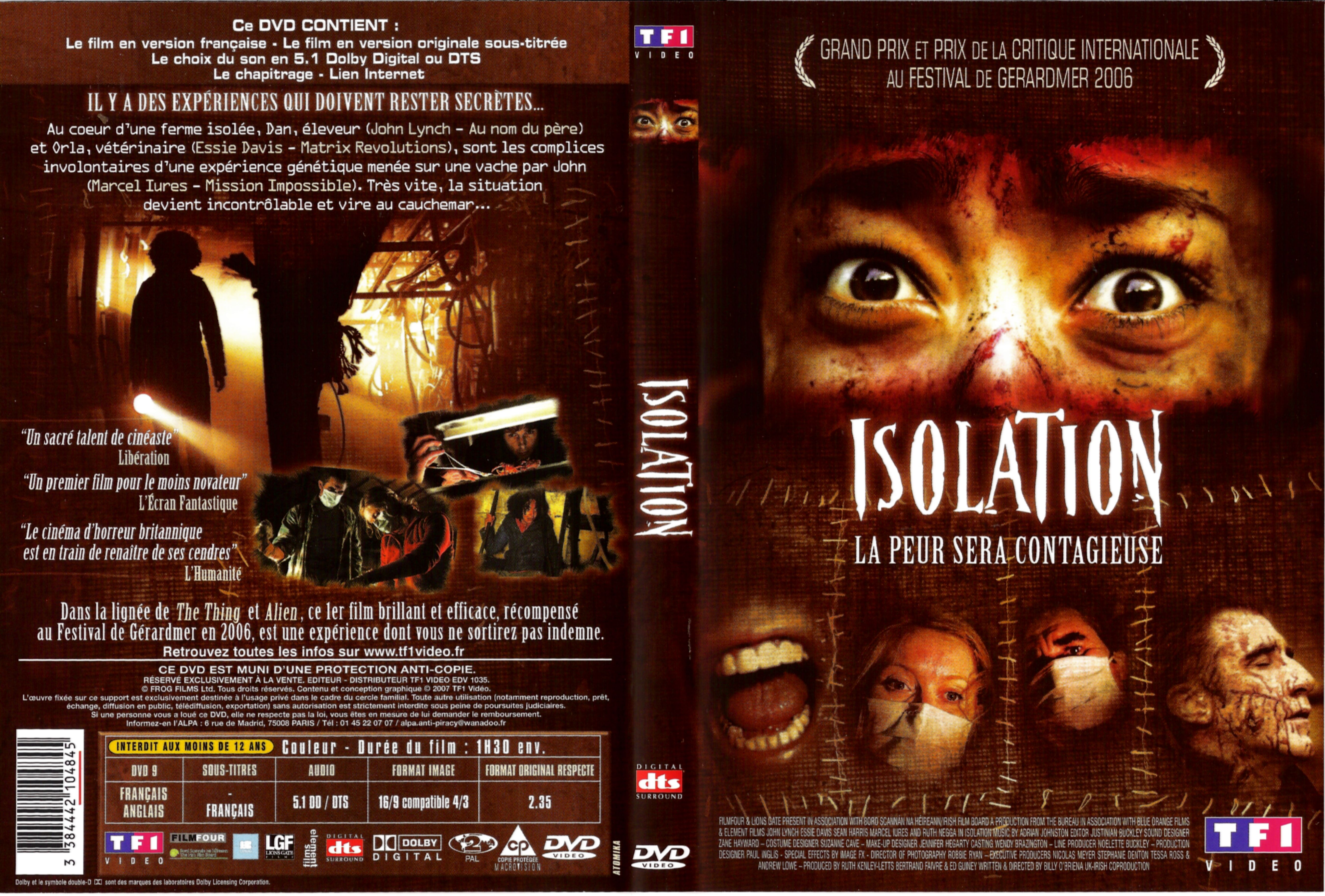 Jaquette DVD Isolation v2