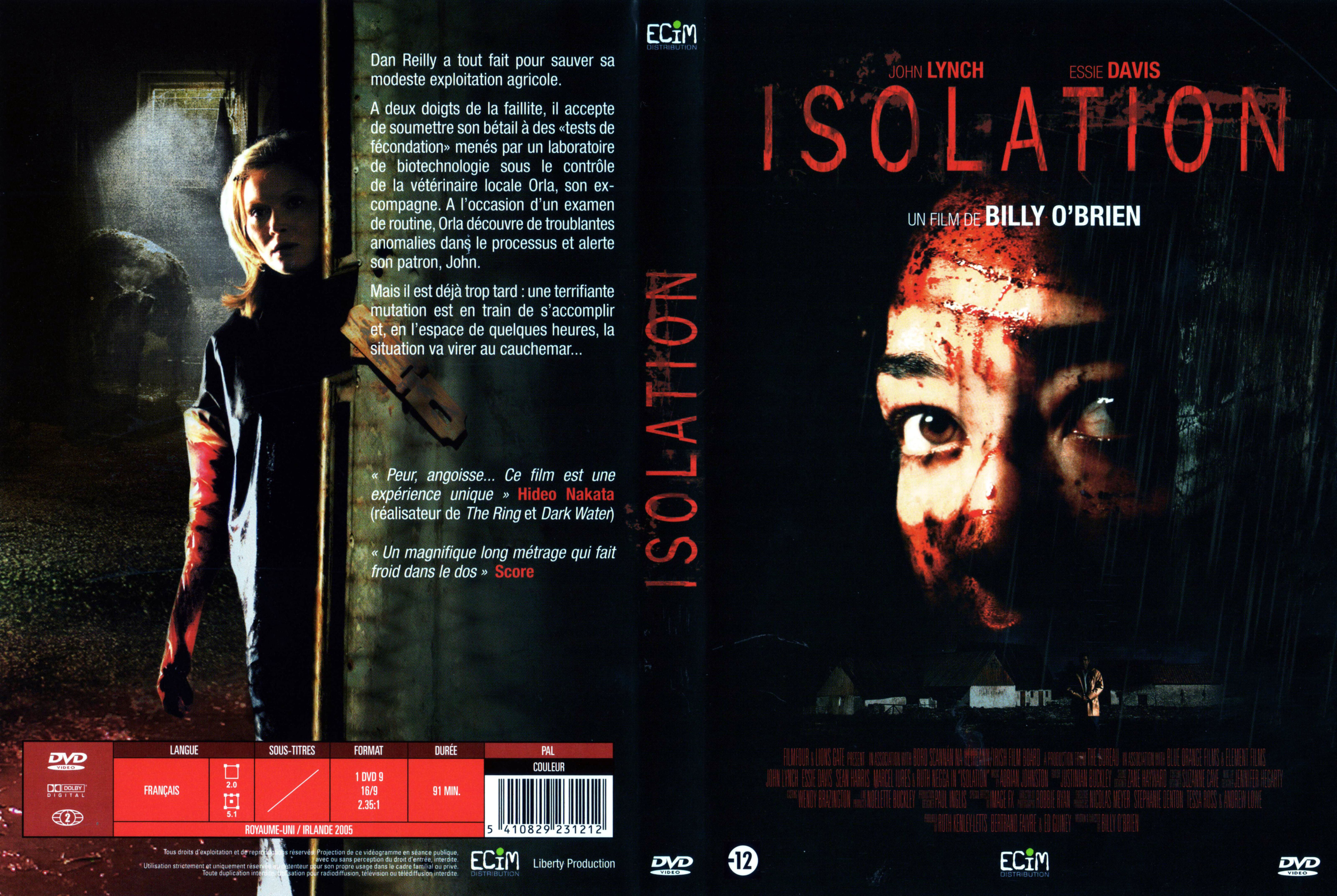 Jaquette DVD Isolation v3