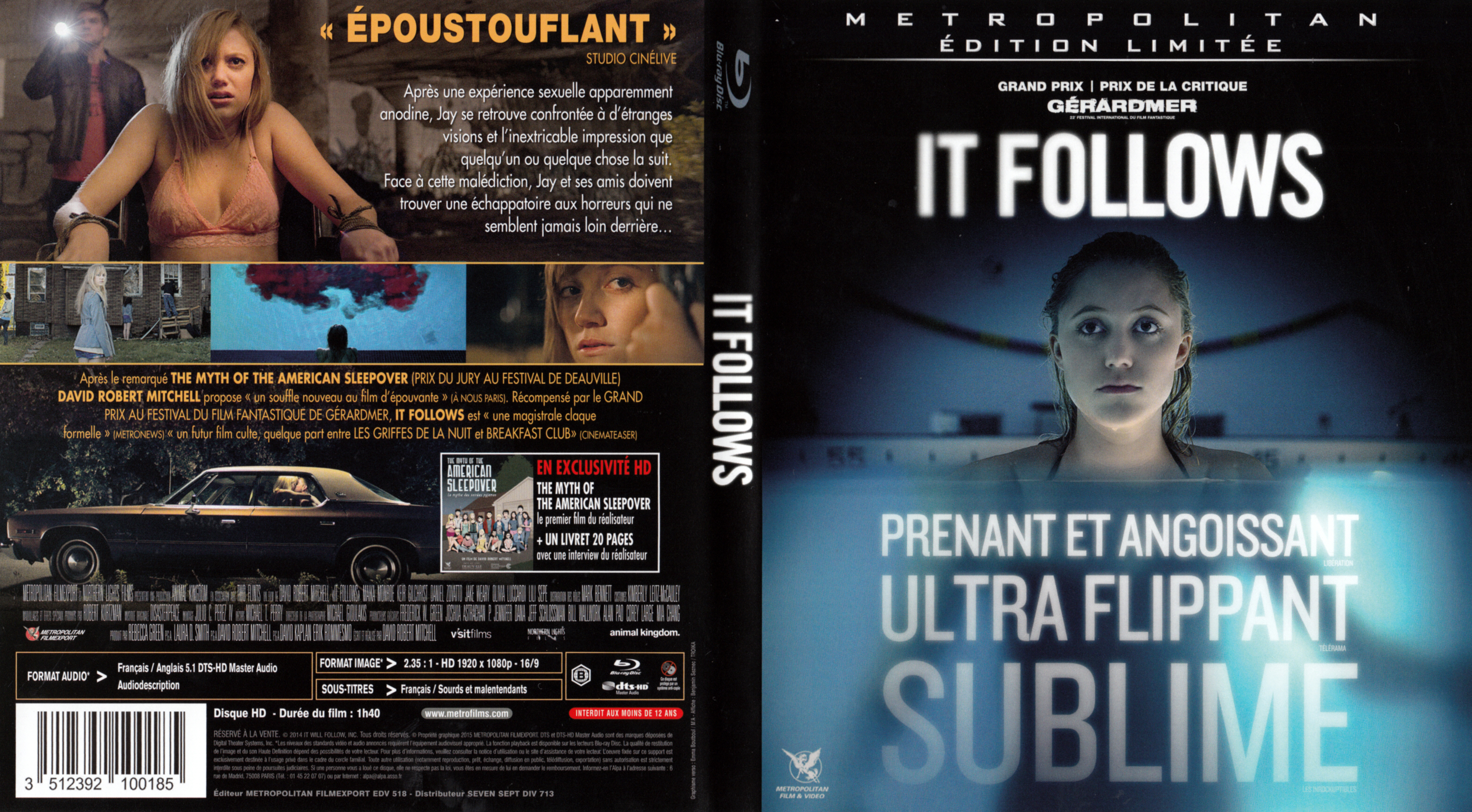 Jaquette DVD It Follows (BLU-RAY)