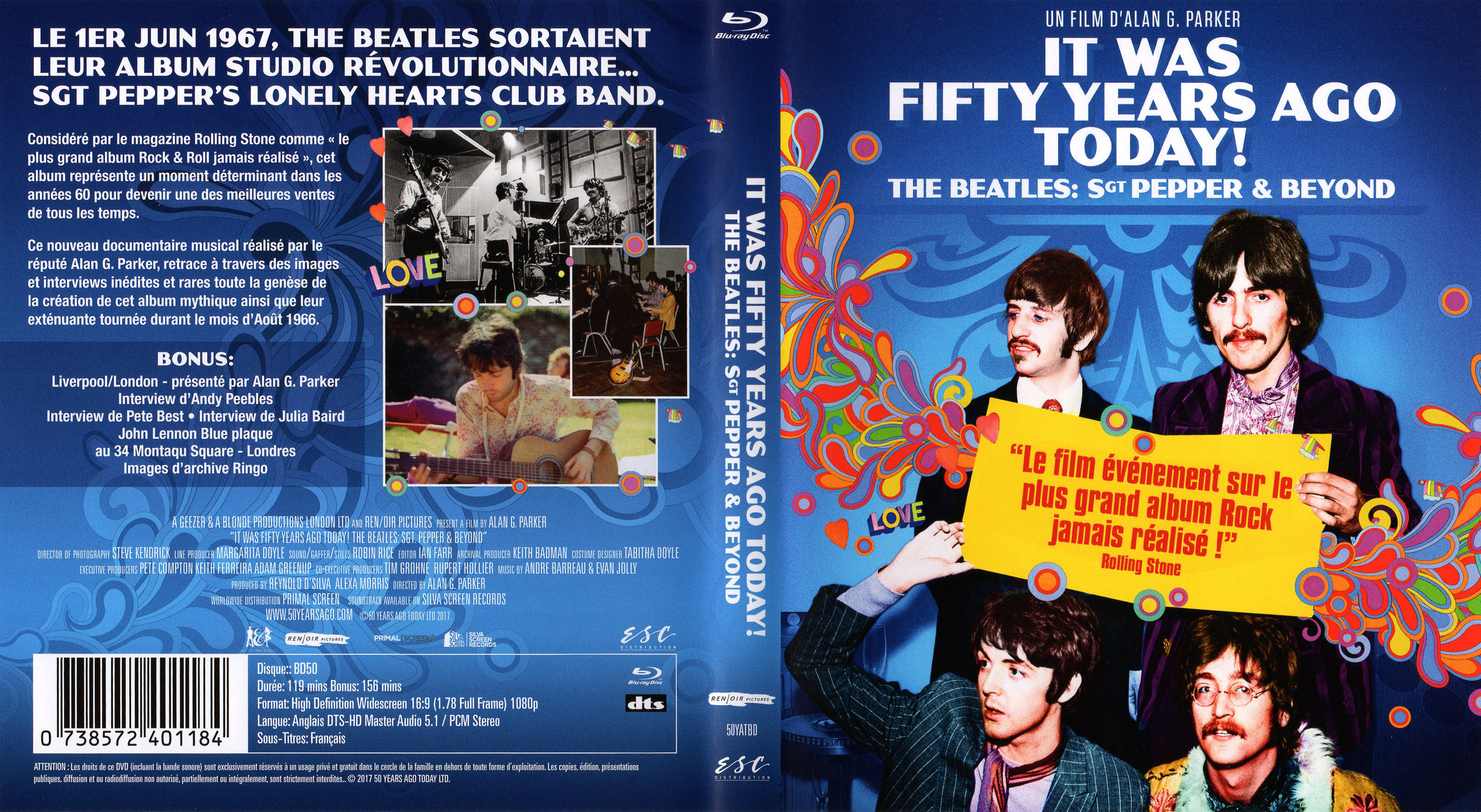 Jaquette DVD It was fifty years ago today (BLU-RAY)