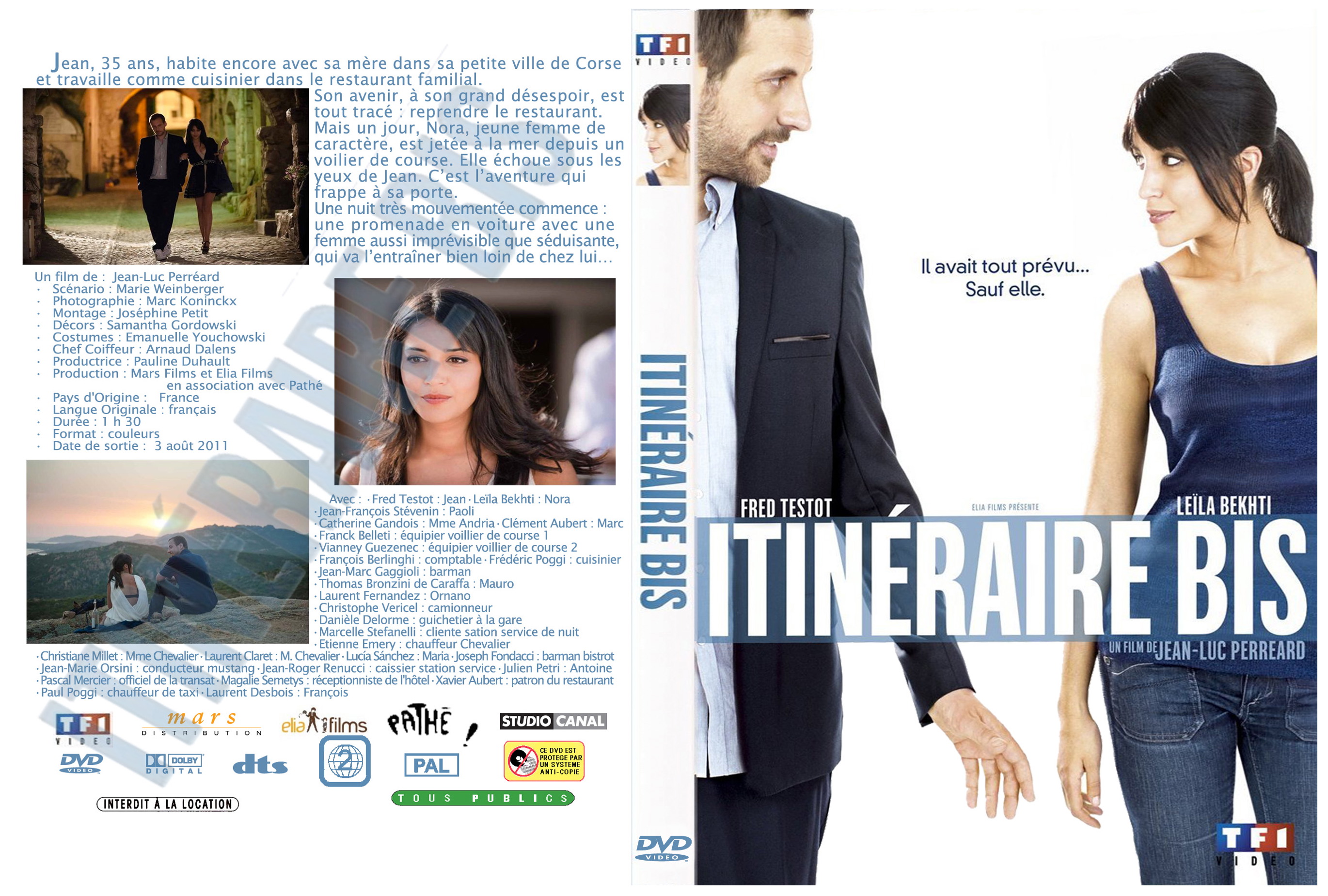 Jaquette DVD Itinraire Bis custom