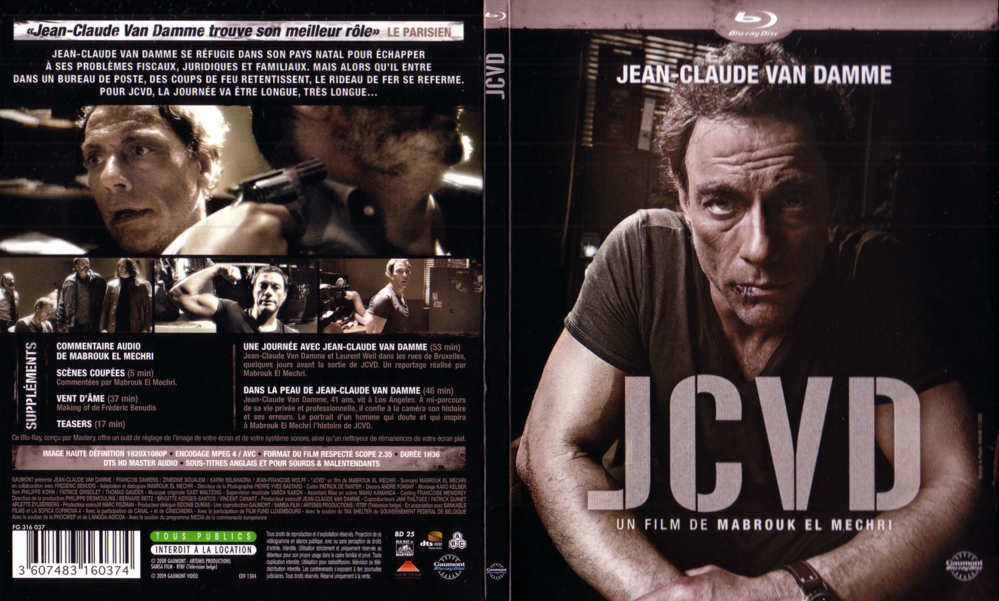 Jaquette DVD JCVD (BLU-RAY)