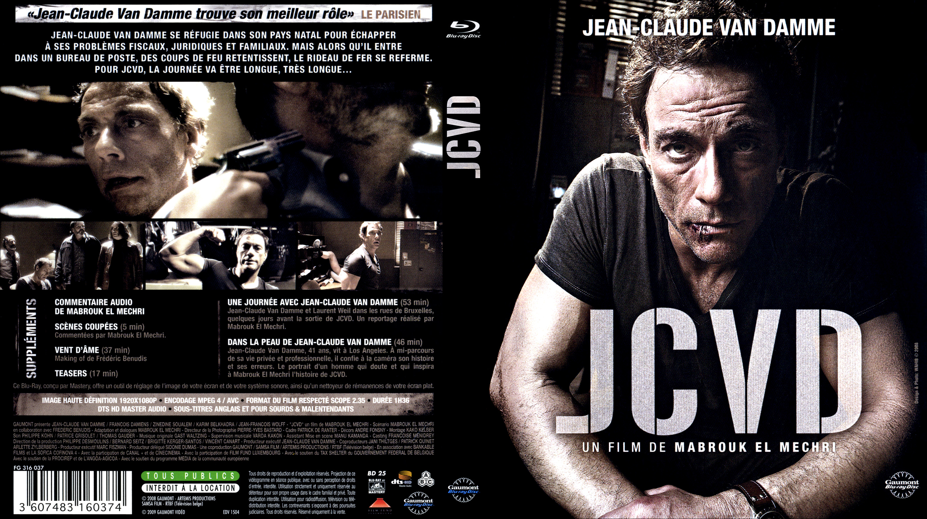 Jaquette DVD JCVD (BLU-RAY) v2
