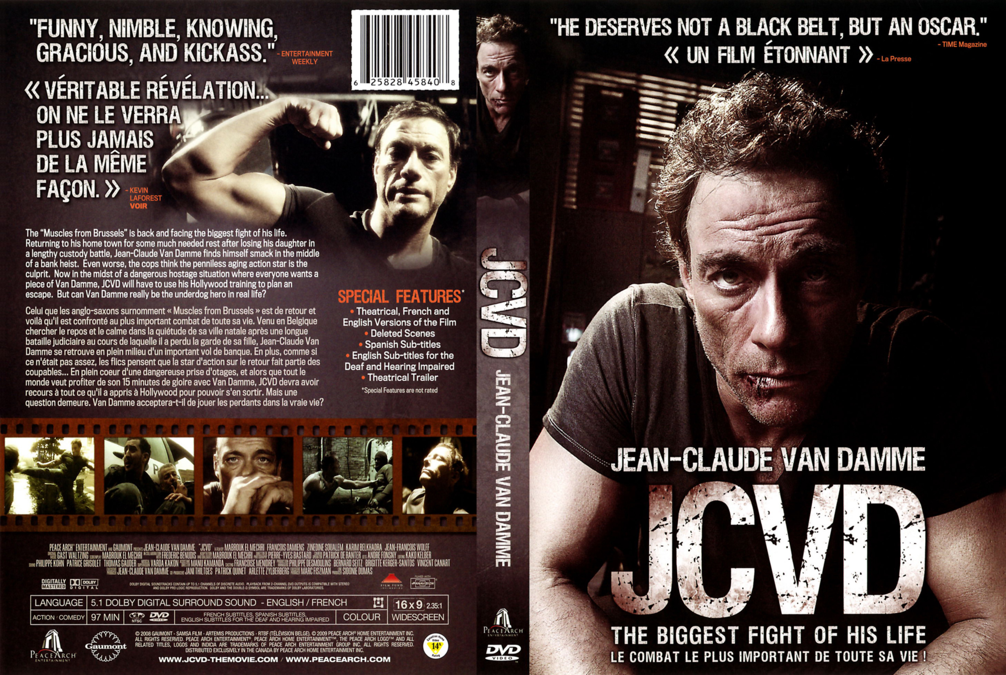 Jaquette DVD JCVD (Canadienne)