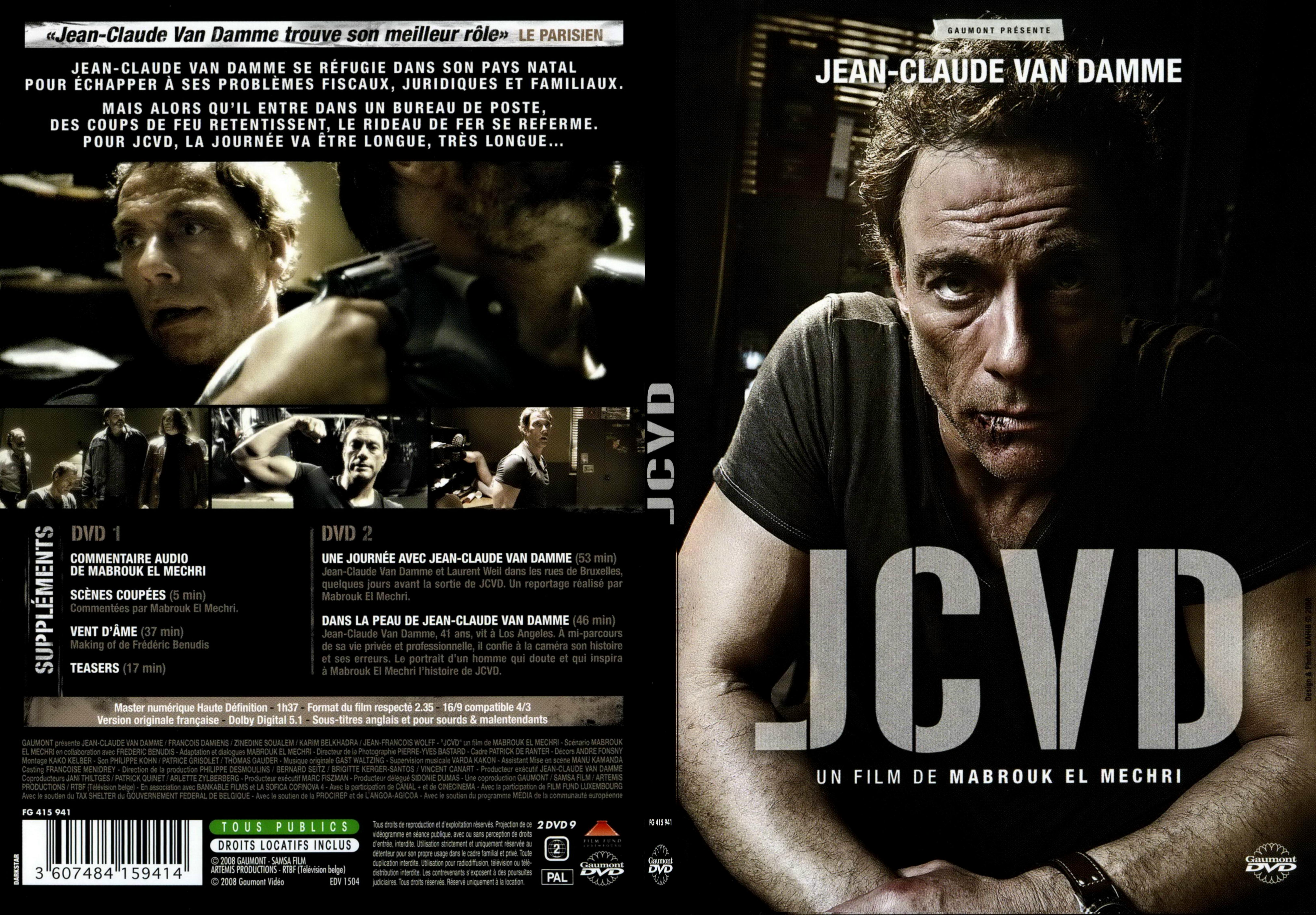 Jaquette DVD JCVD - SLIM