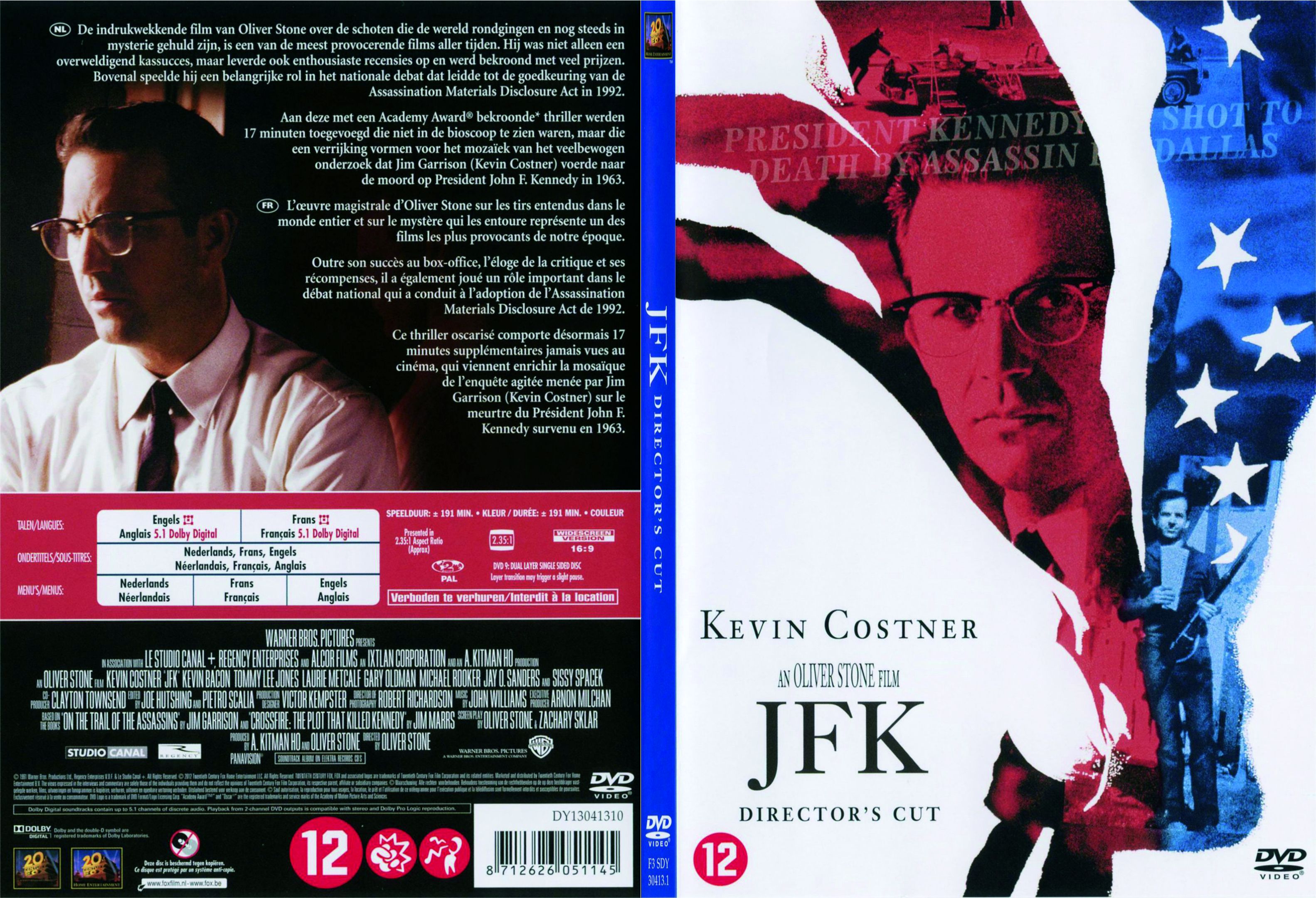 Jaquette DVD JFK - SLIM