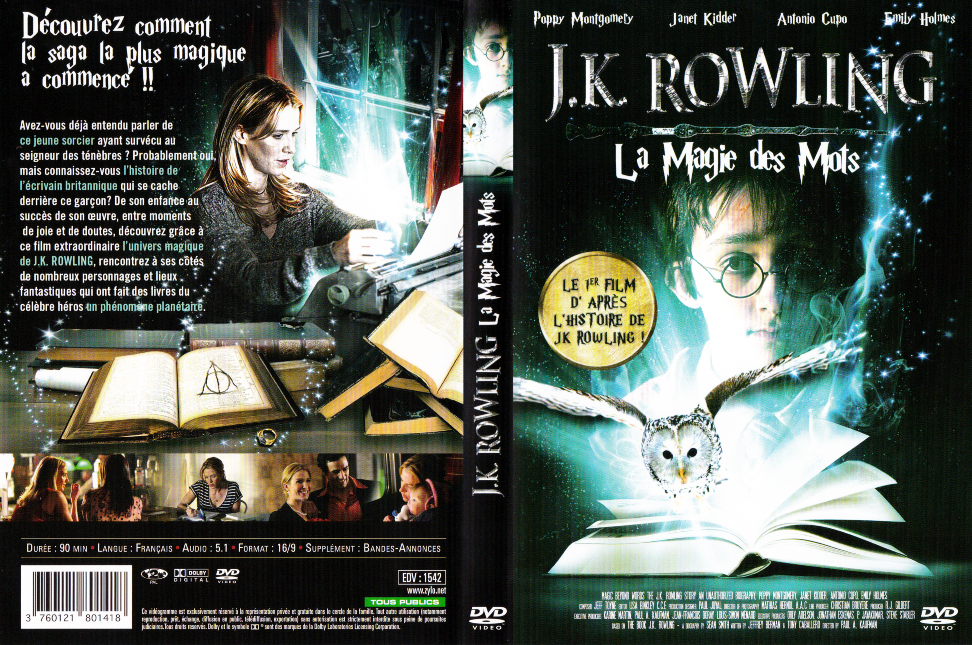 Jaquette DVD JK Rowling la magie des mots
