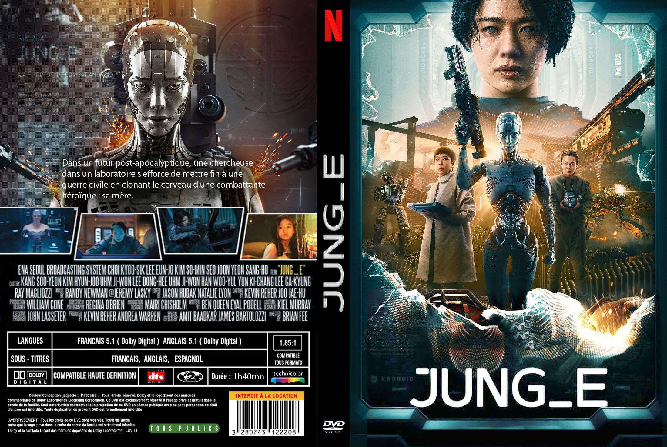 Jaquette DVD JUNG E custom