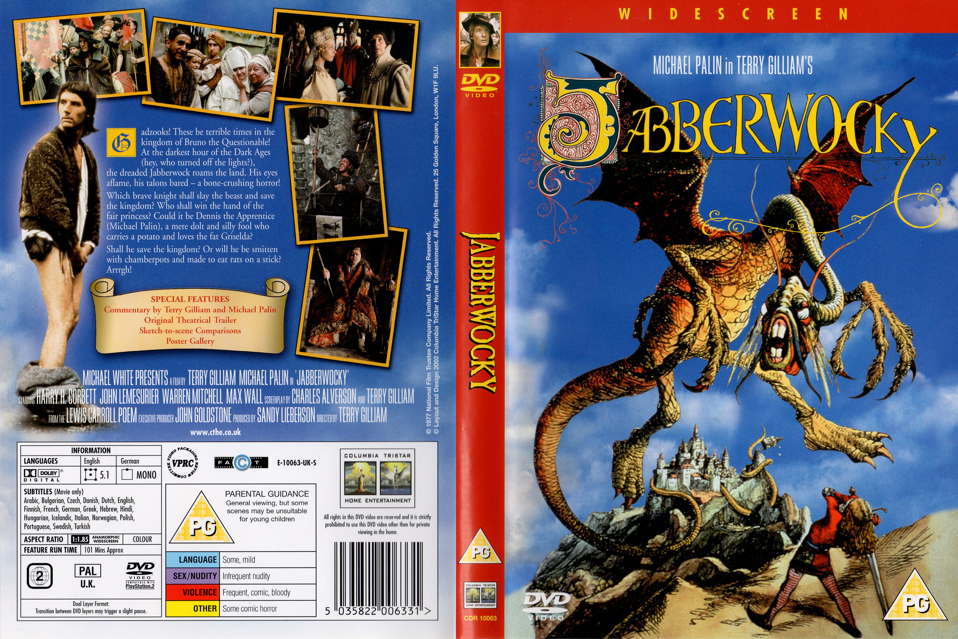 Jaquette DVD Jabberwocky