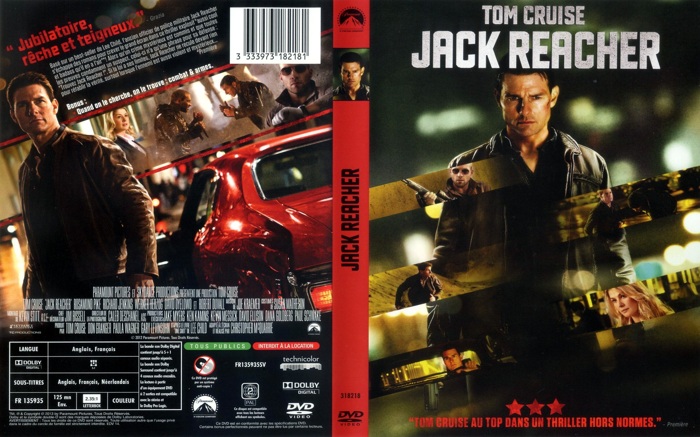 Jaquette DVD Jack Reacher