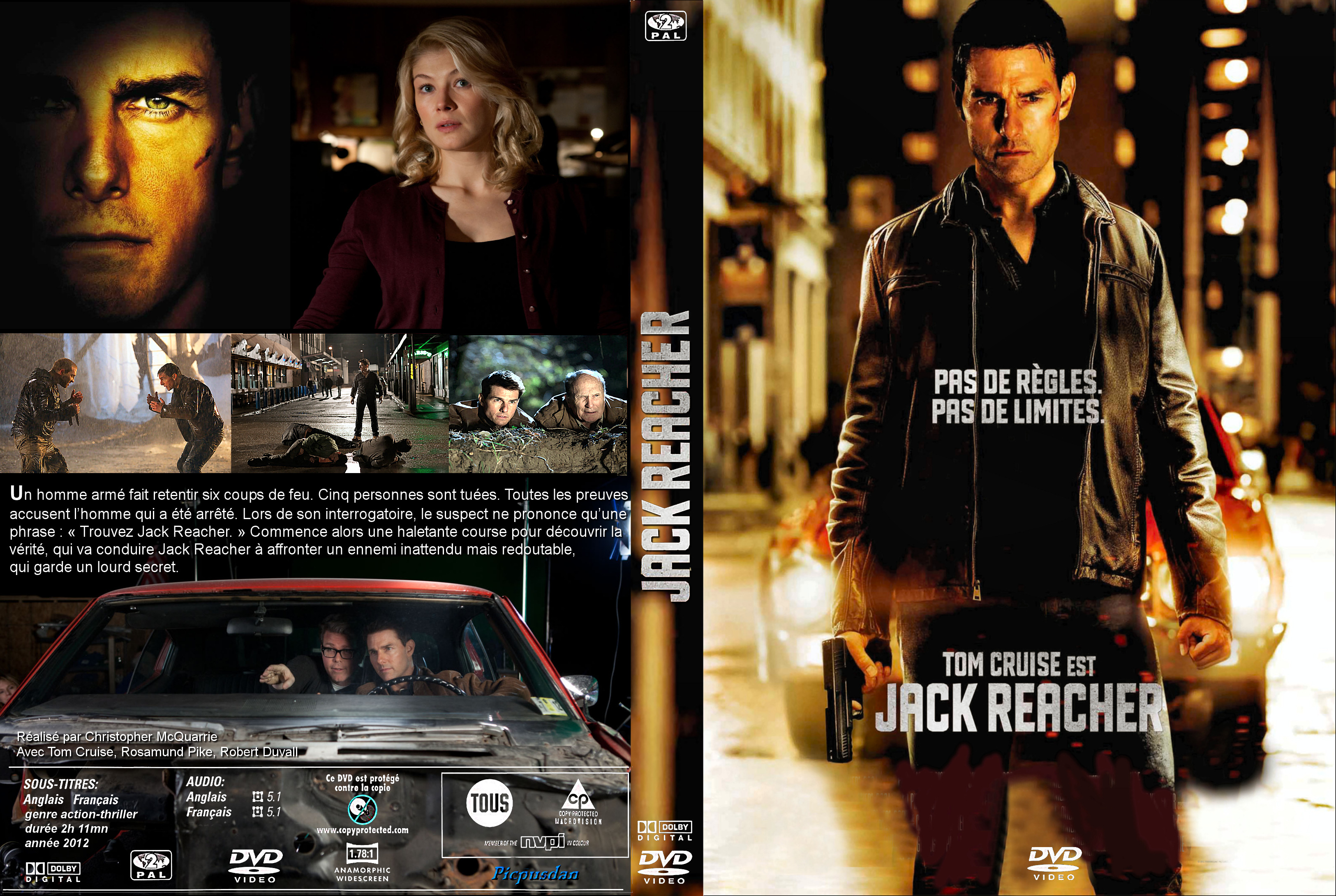 Jaquette DVD Jack Reacher custom