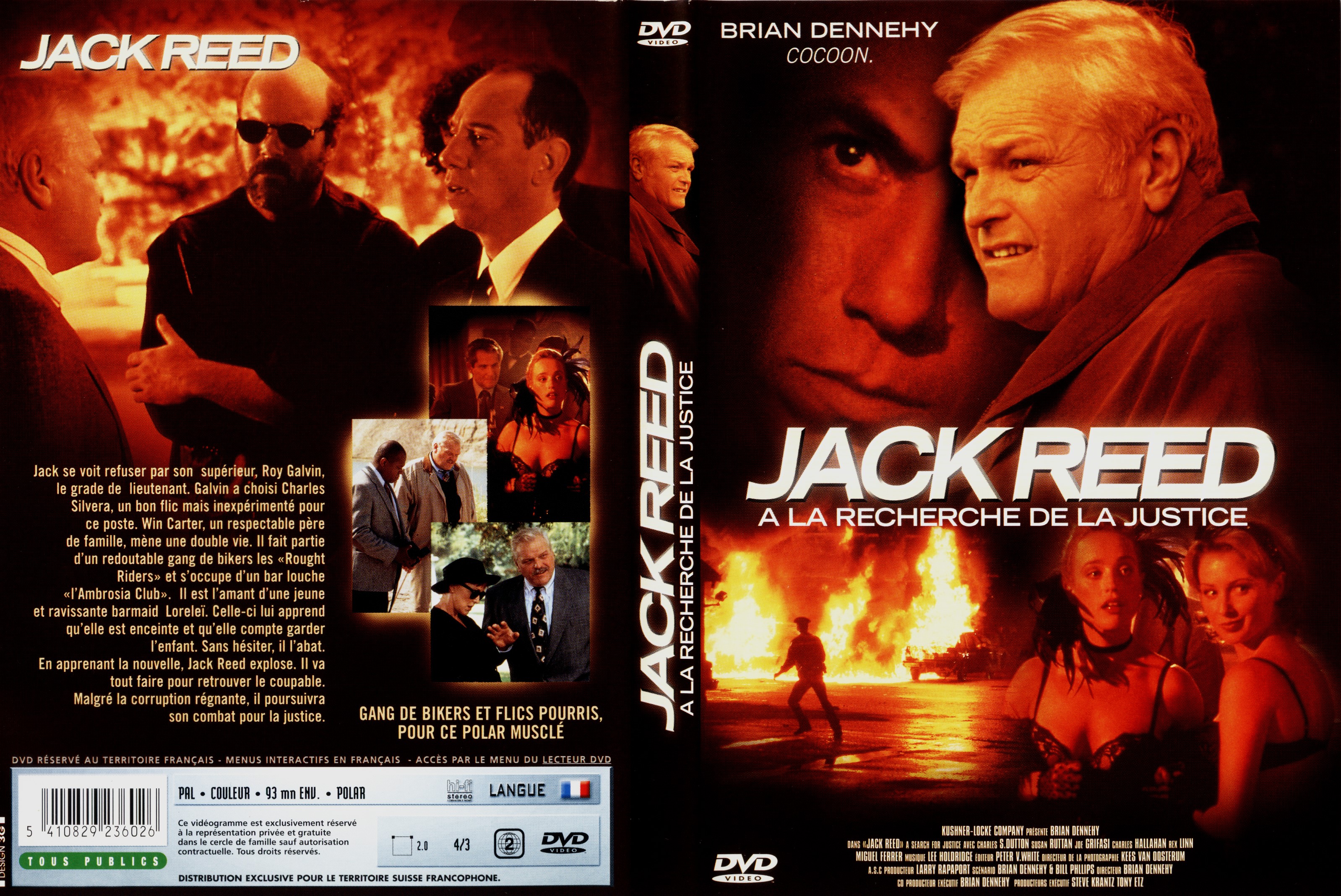 Jaquette DVD Jack Reed - A la recherche de la justice