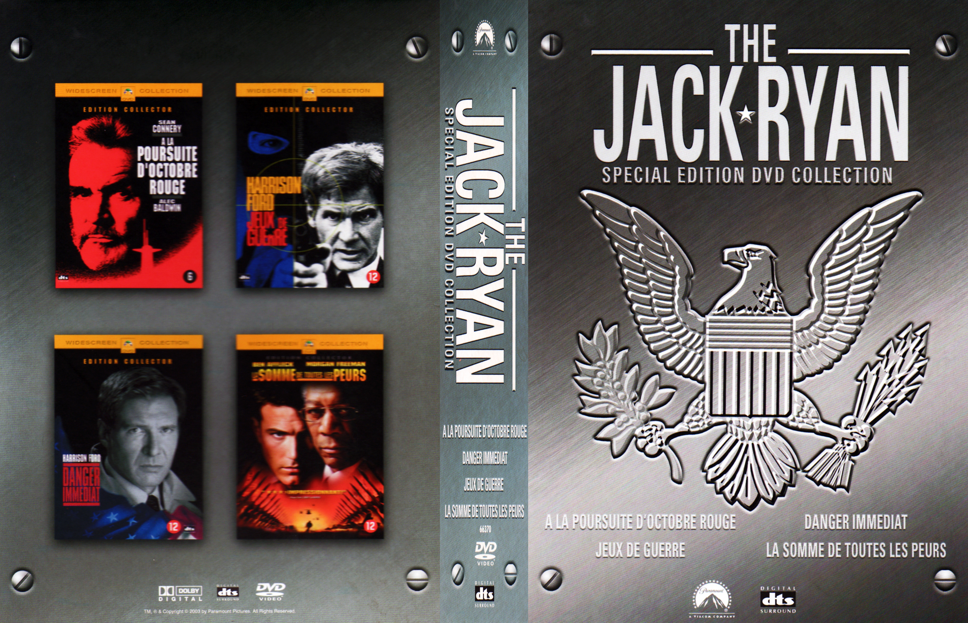Jaquette DVD Jack Ryan COFFRET