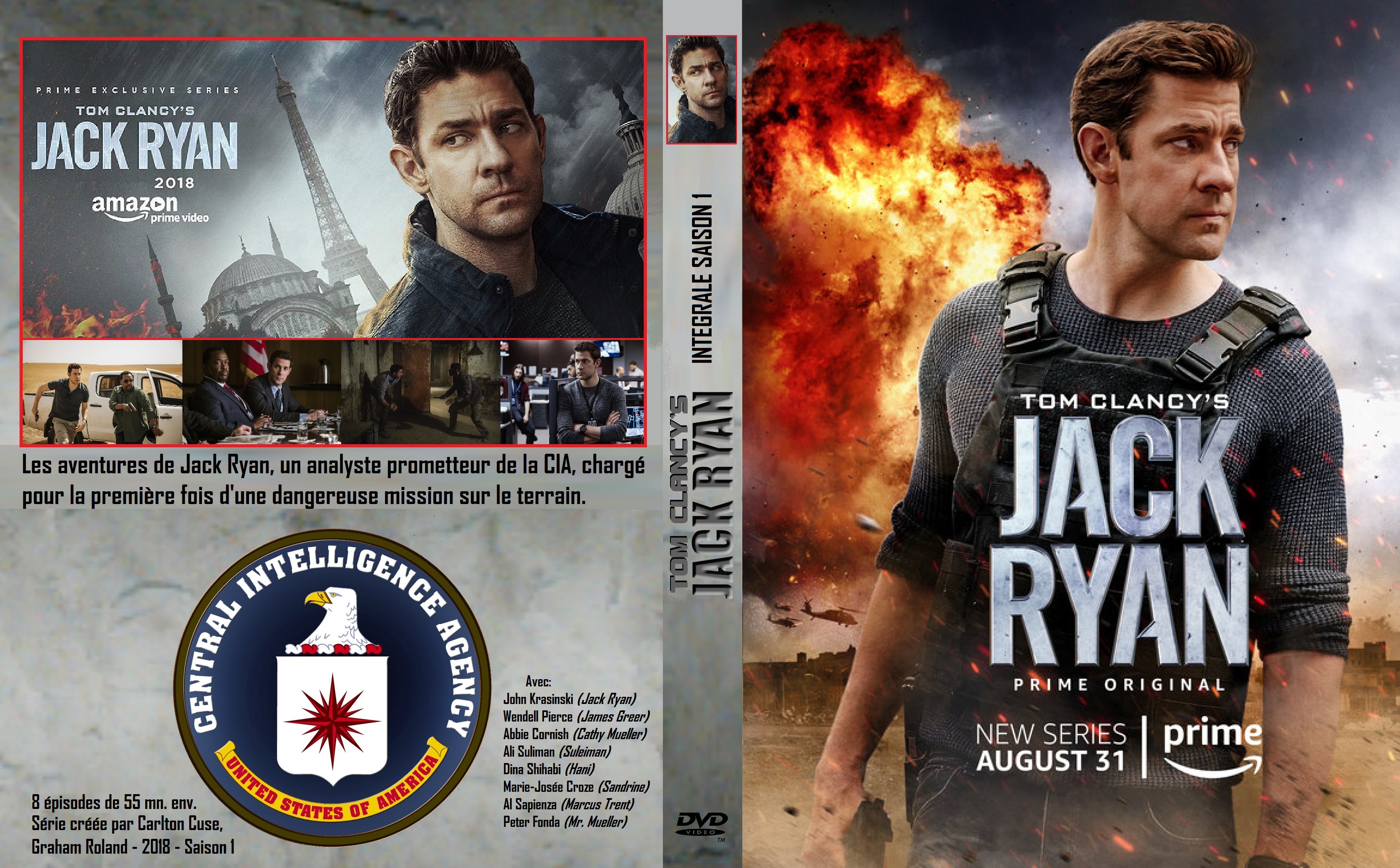 Jaquette DVD Jack Ryan saison 1 custom