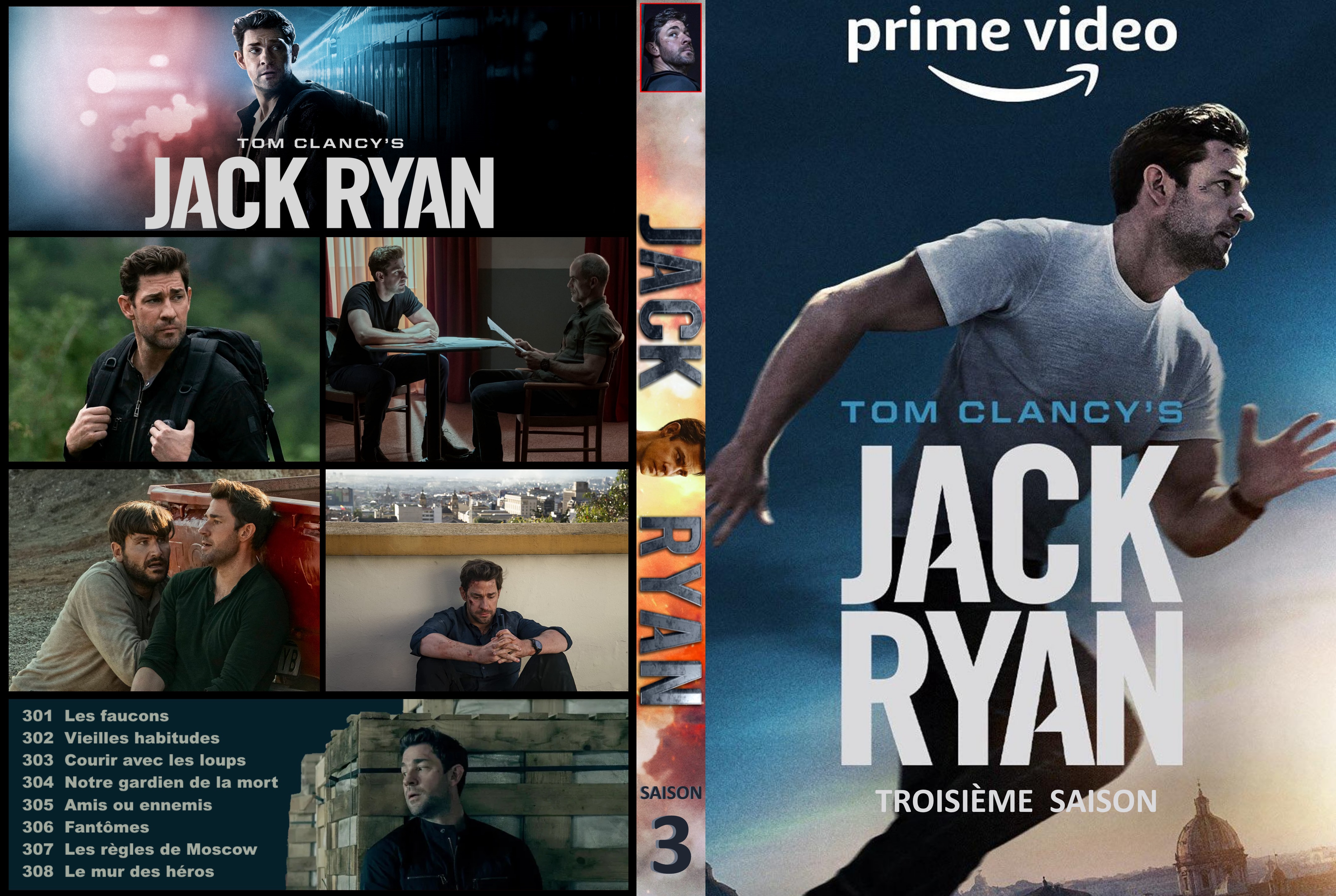 Jaquette DVD Jack Ryan saison 3 custom