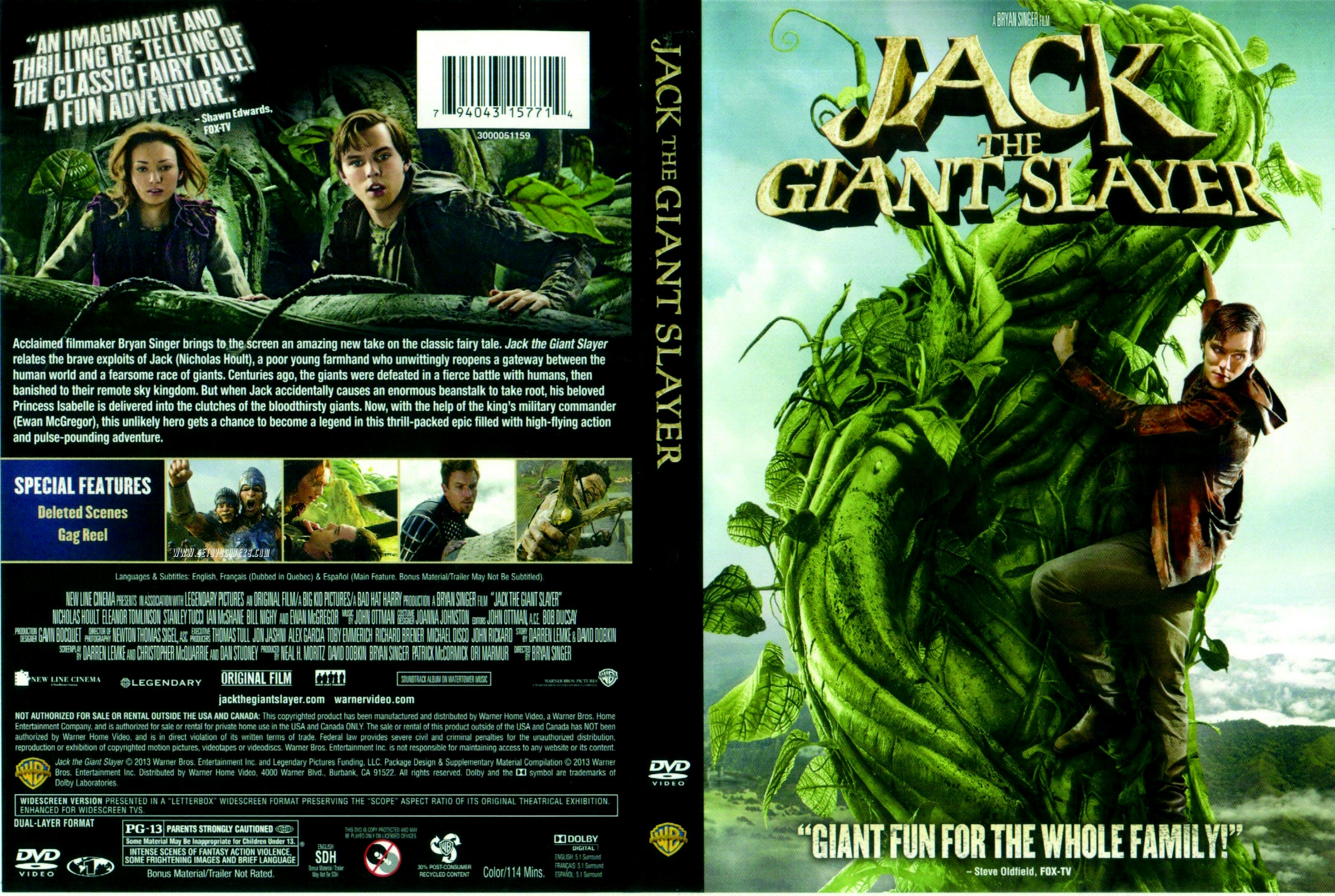 Jaquette DVD Jack The Giant Slayer - Jack le chasseur de gants Zone 1