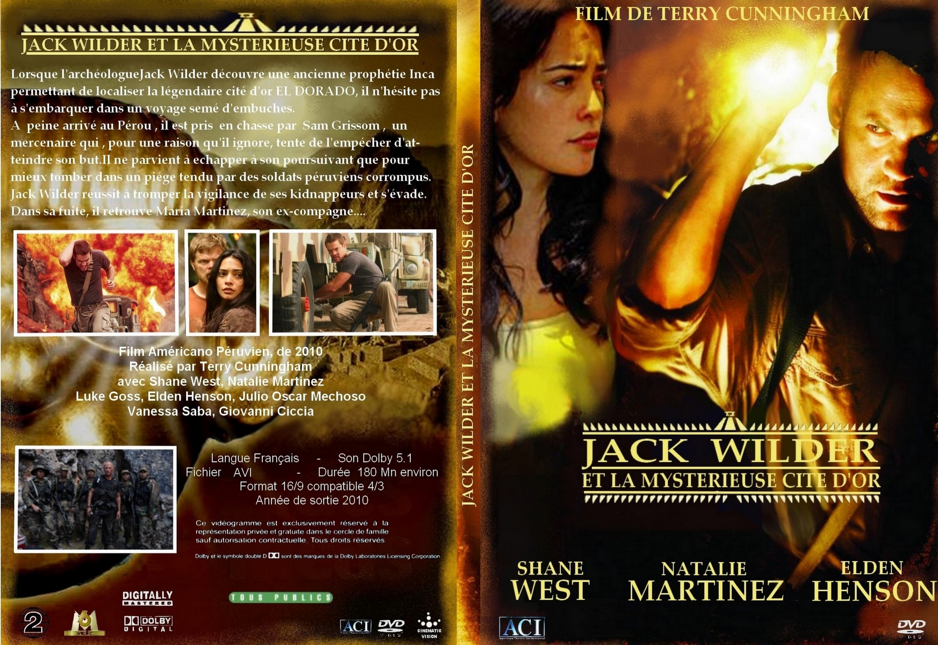 Jaquette DVD Jack Wilder et la mysterieuse cit d