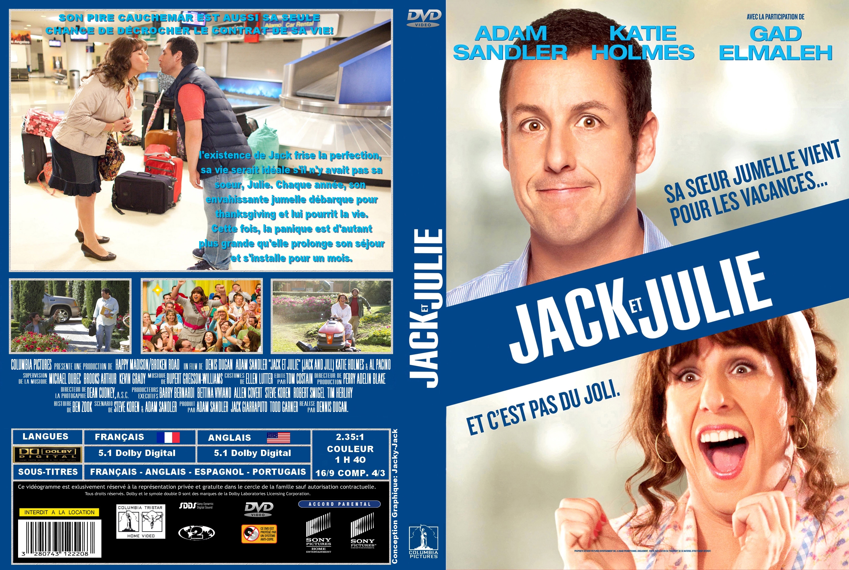 Jaquette DVD Jack et Julie custom