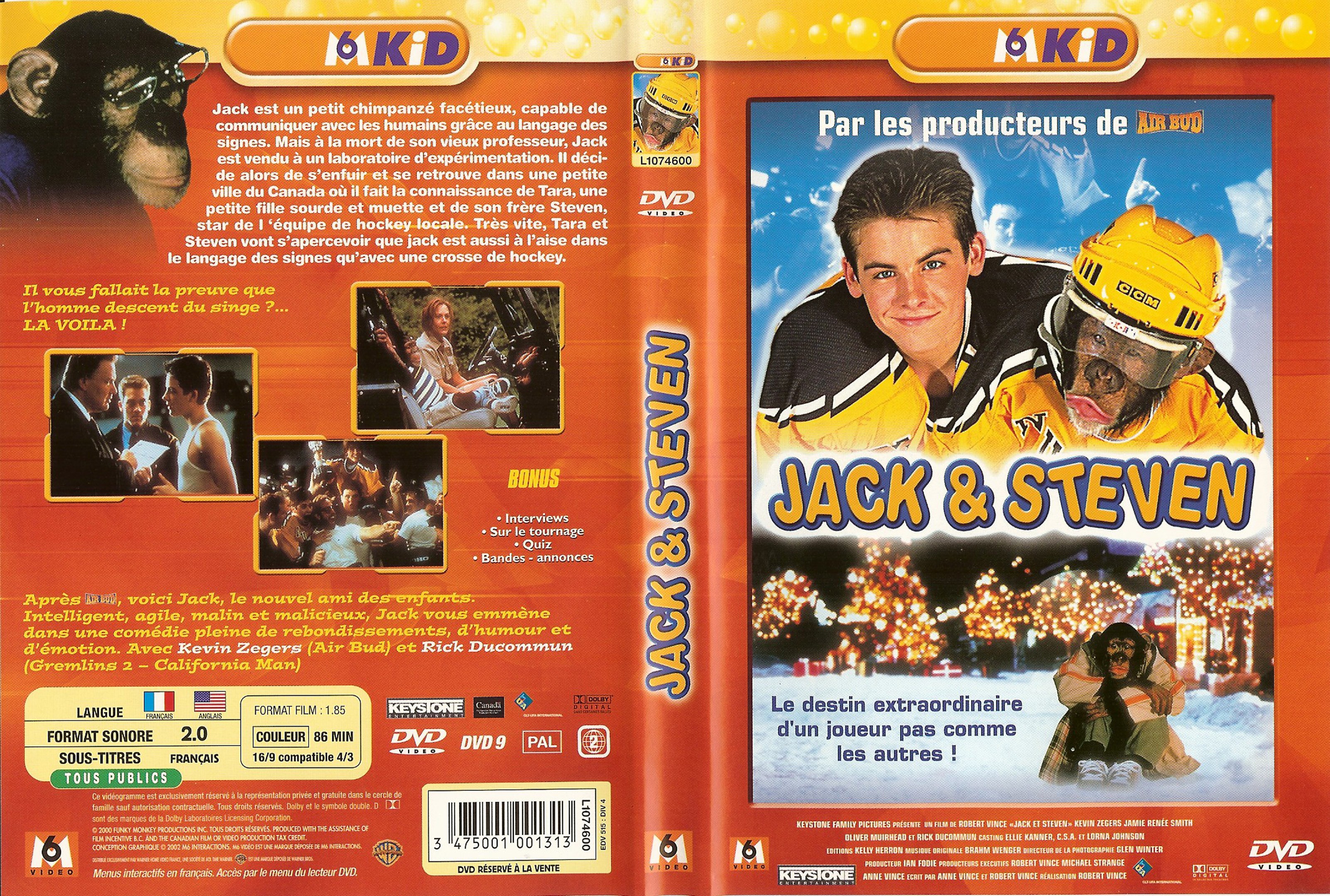 Jaquette DVD Jack et Steven