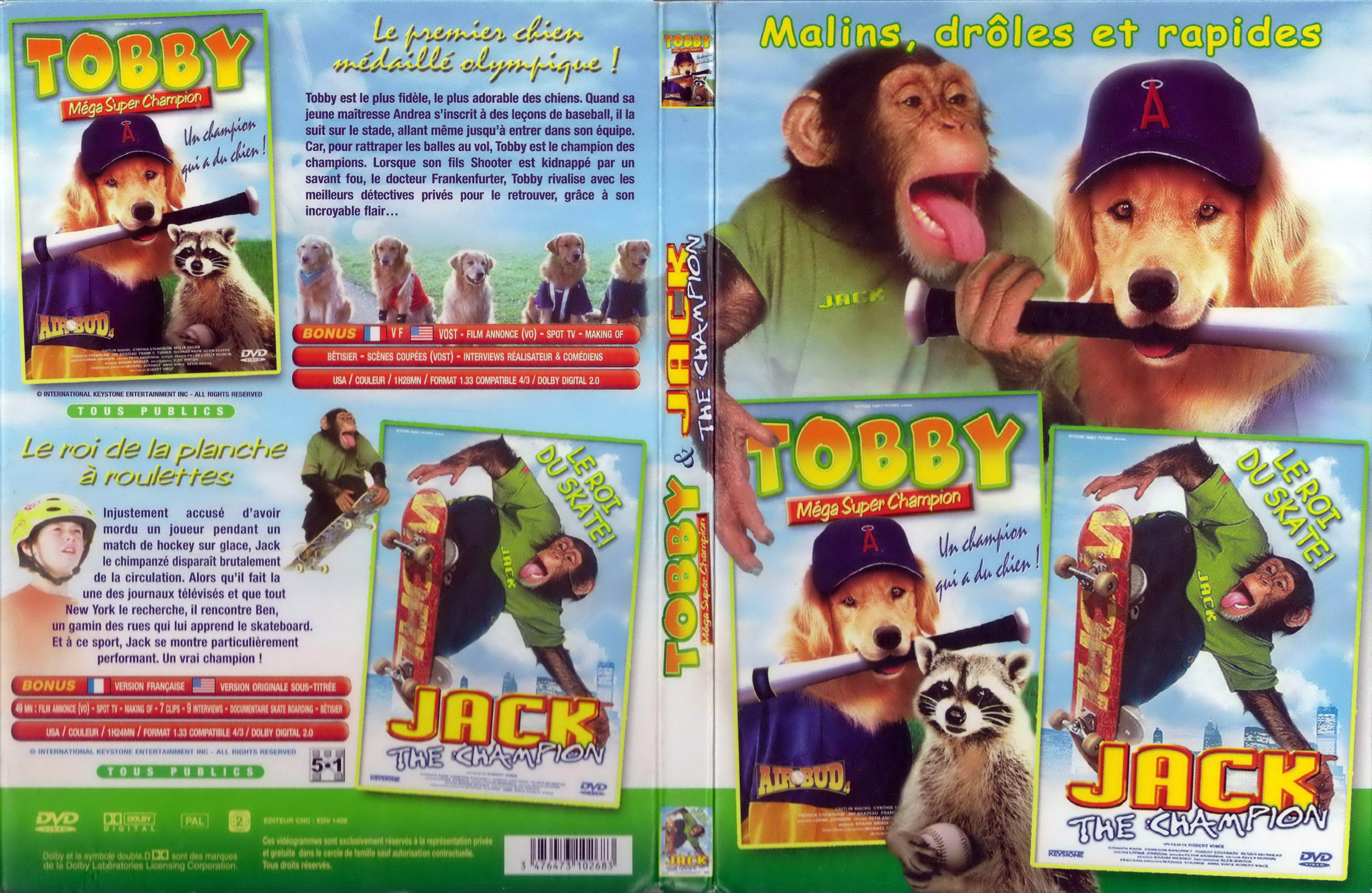 Jaquette DVD Jack the champion ET Tobby mega super champion v2