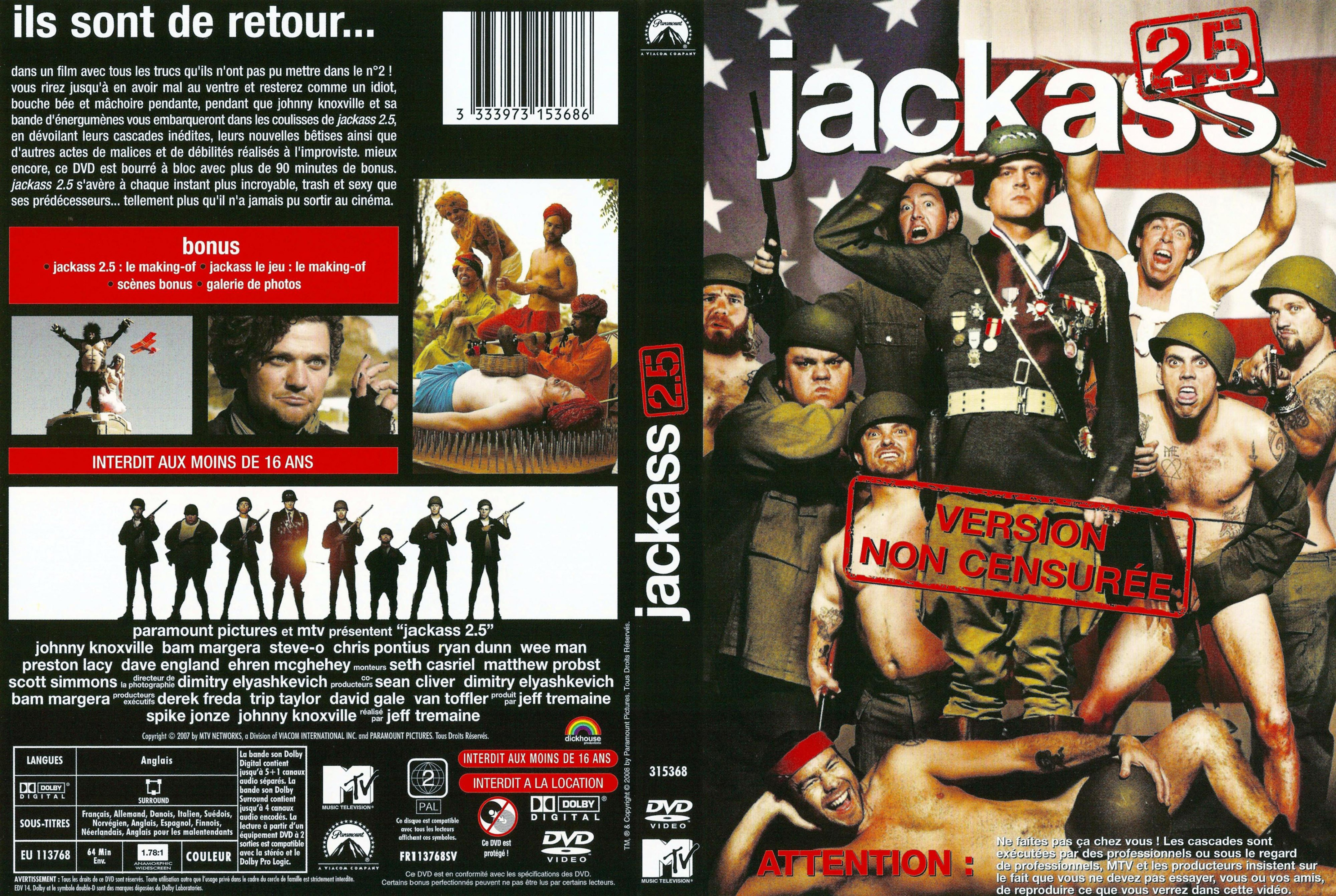 Jaquette DVD Jackass 2-5