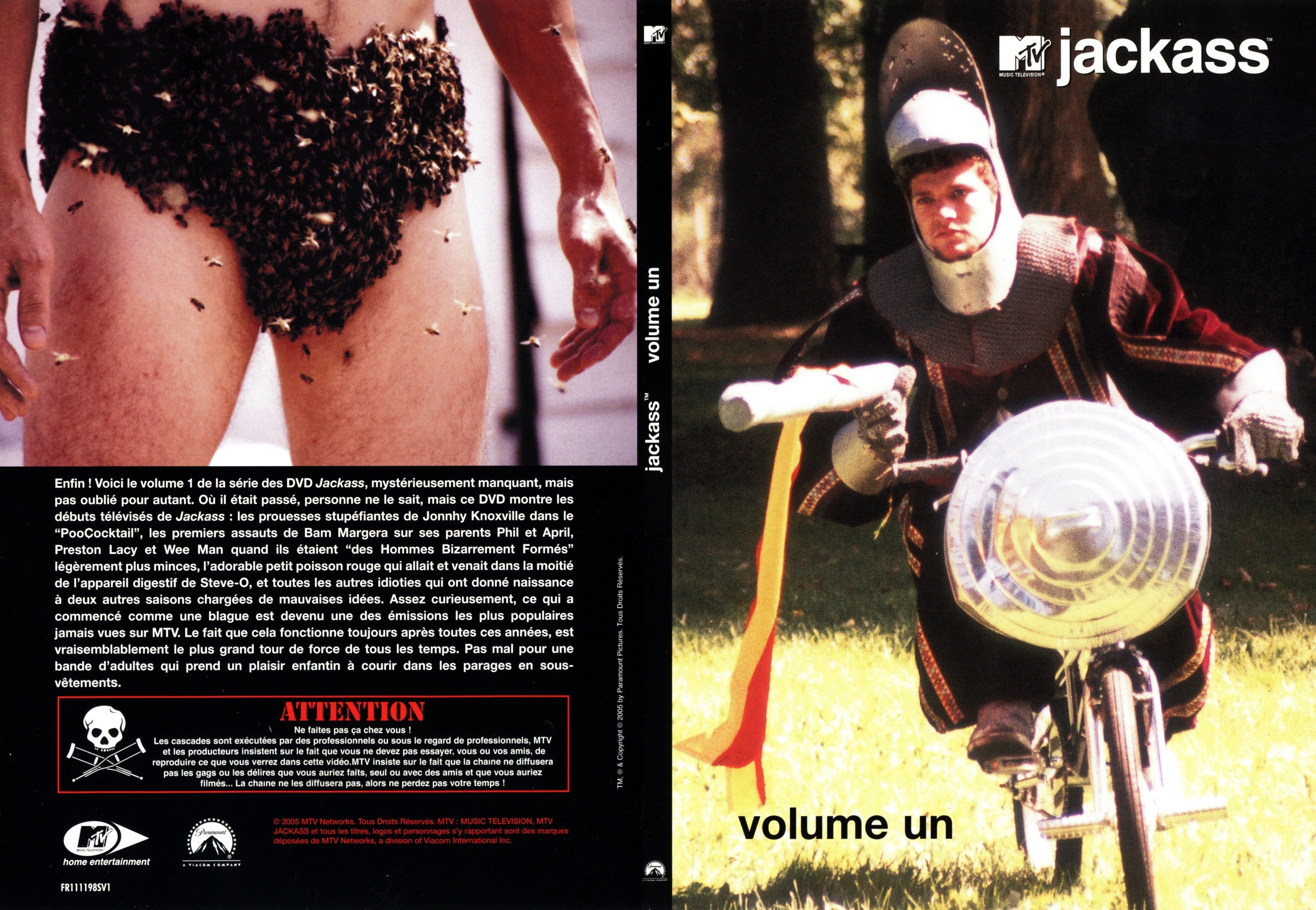 Jaquette DVD Jackass vol 1