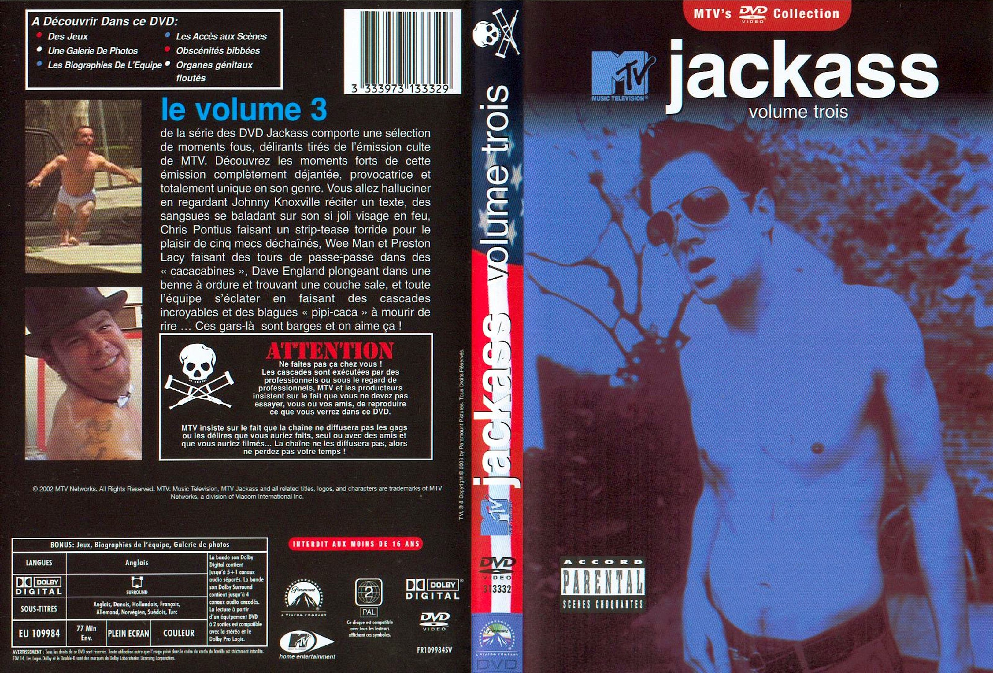 Jaquette DVD Jackass vol 3 v2