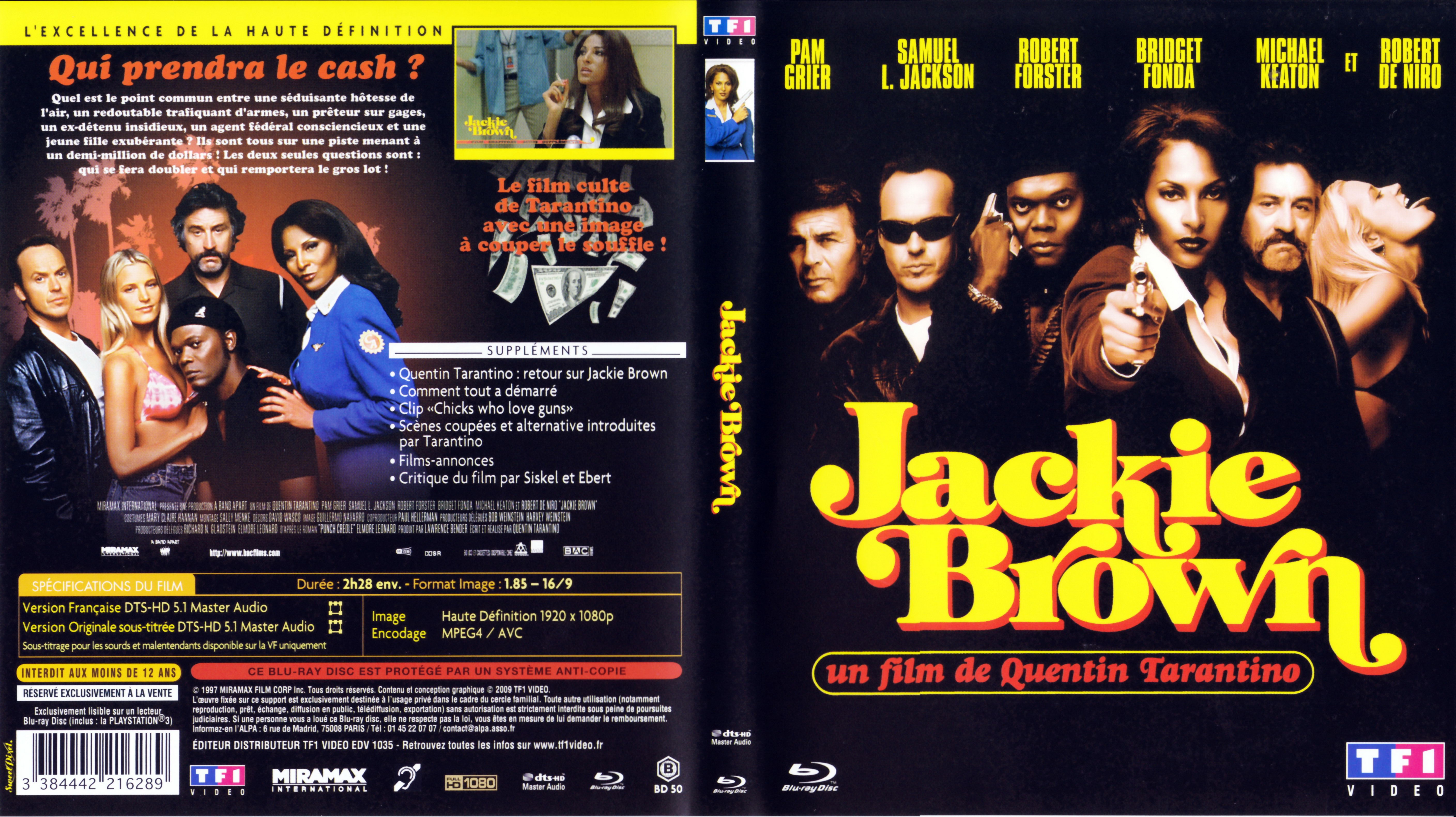 Jaquette DVD Jackie Brown (BLU-RAY)