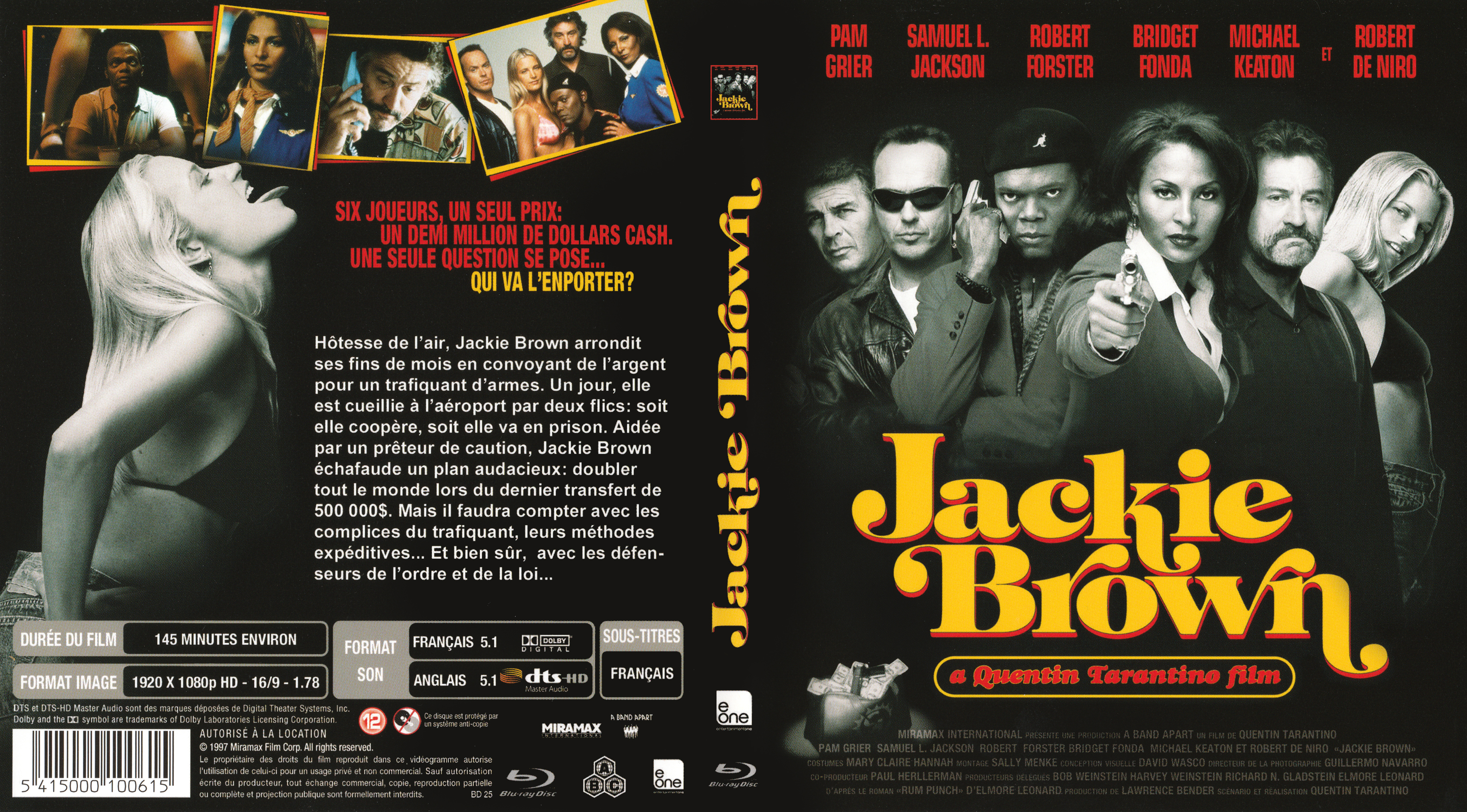 Jaquette DVD Jackie brown (BLU-RAY) v2