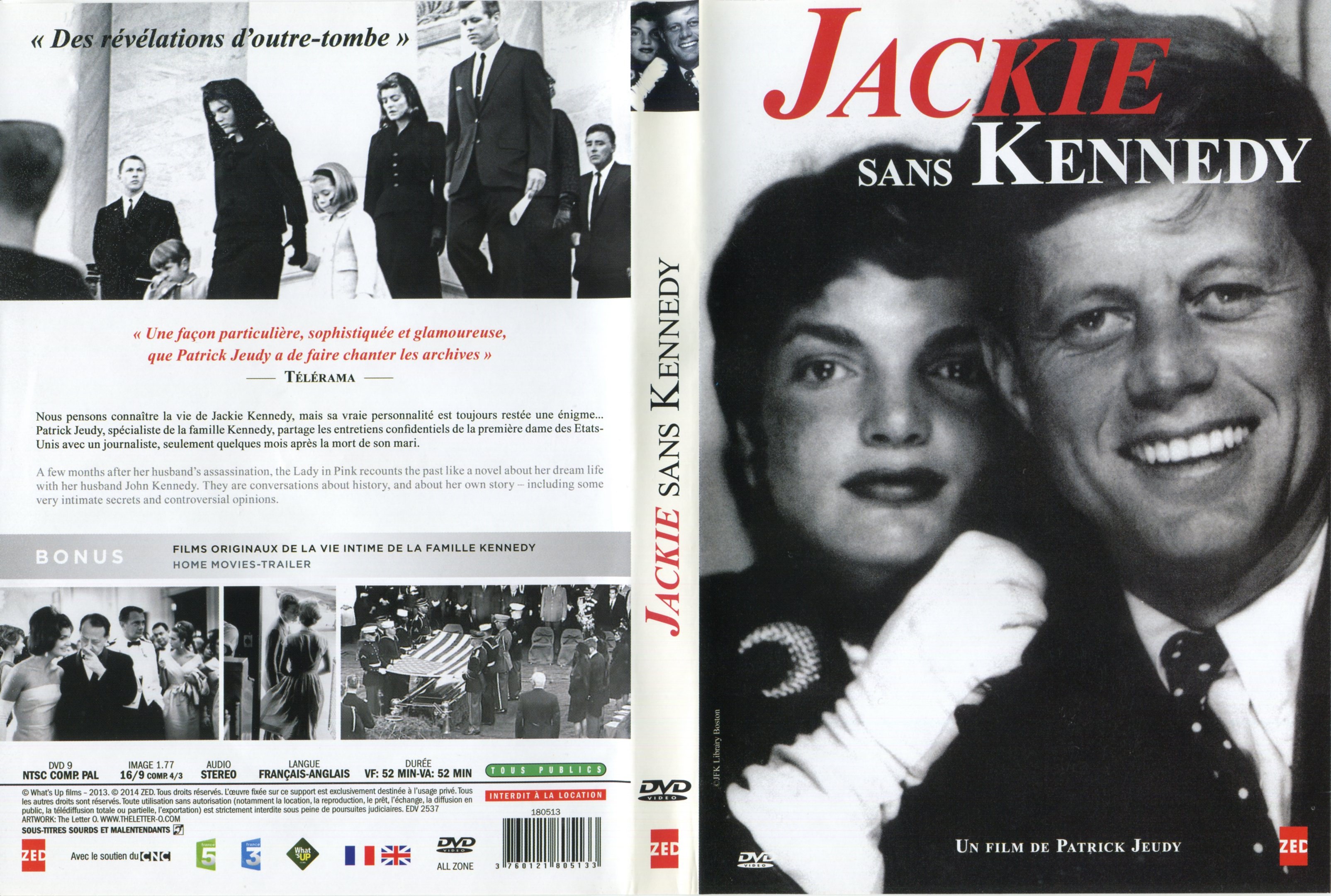 Jaquette DVD Jackie sans Kennedy