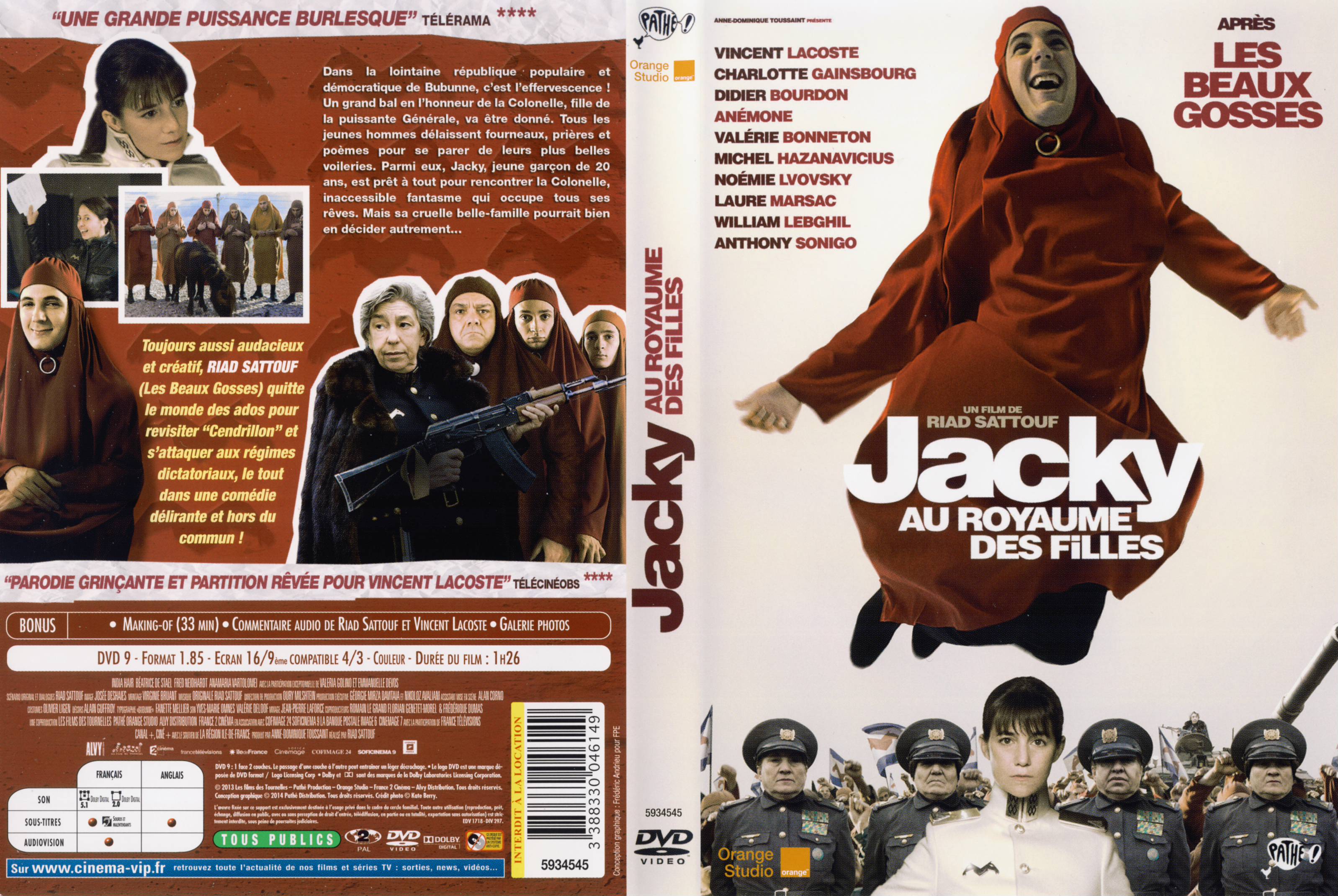Jaquette DVD Jacky au royaume des filles