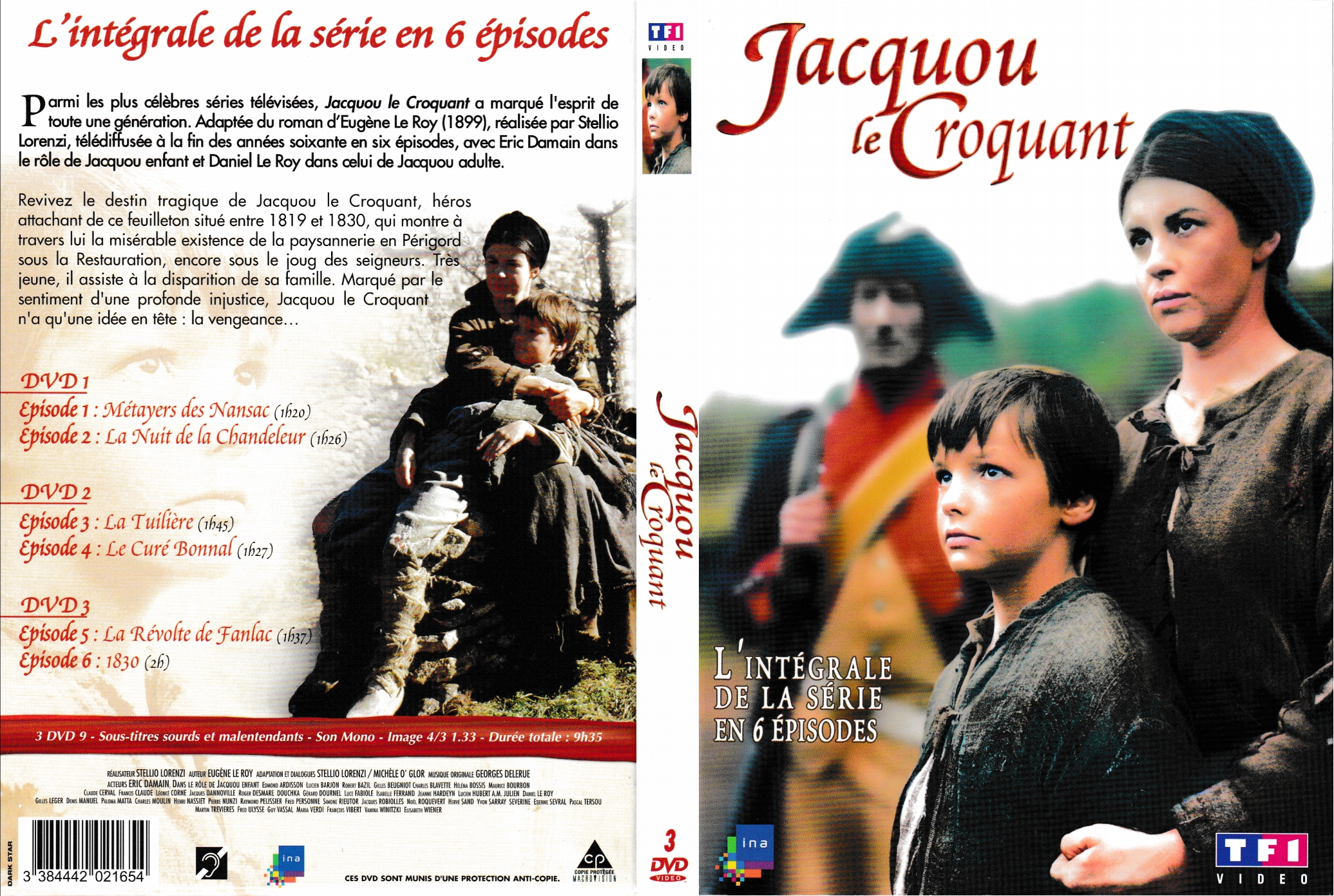 Jaquette DVD Jacquou Le Croquant (Serie TV)