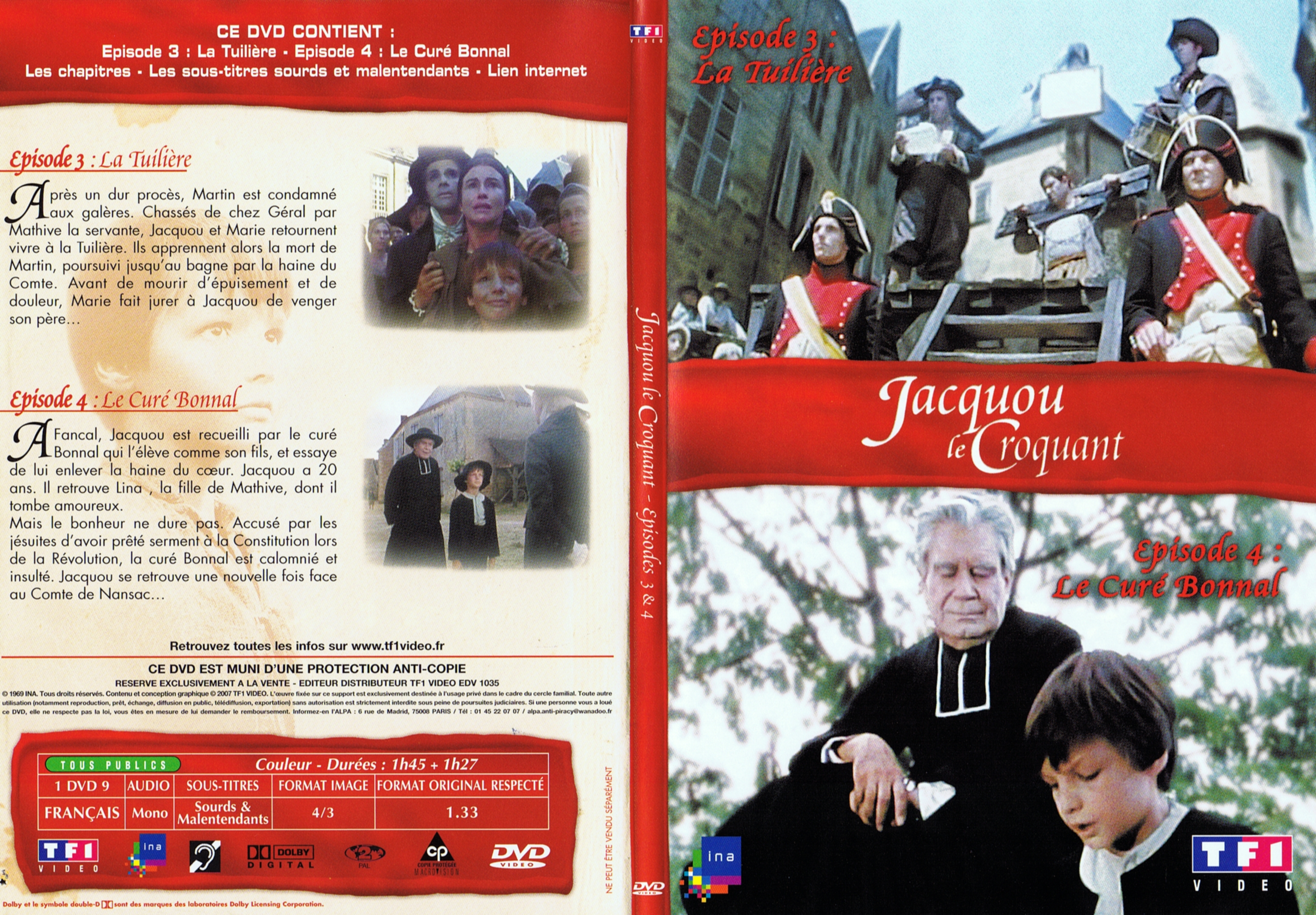 Jaquette DVD Jacquou le croquant DVD 2
